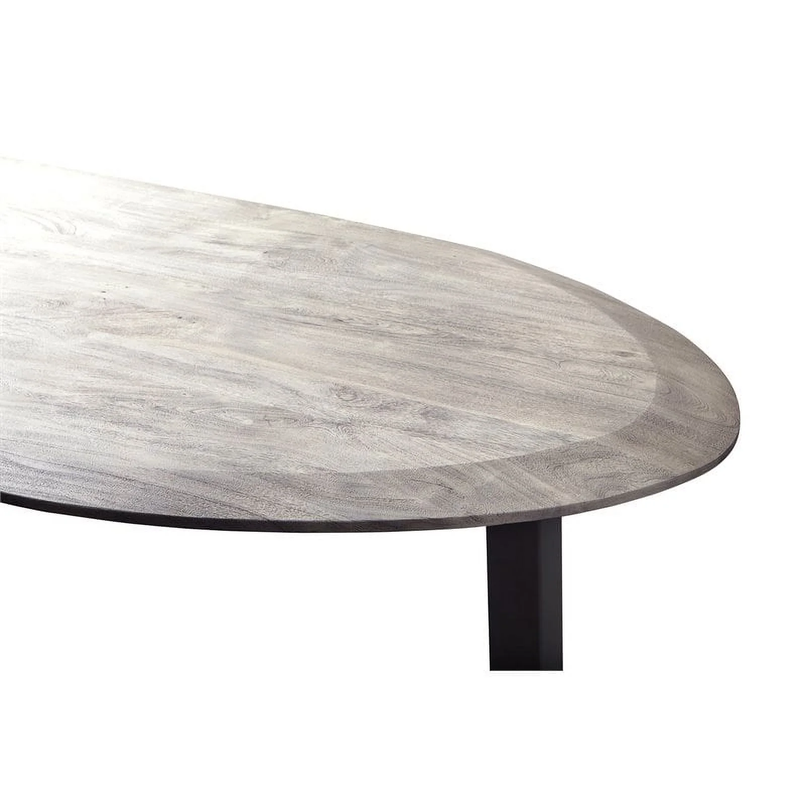 Pemberly Row Grey/Gunmetal Yukon Counter Height Dining Table