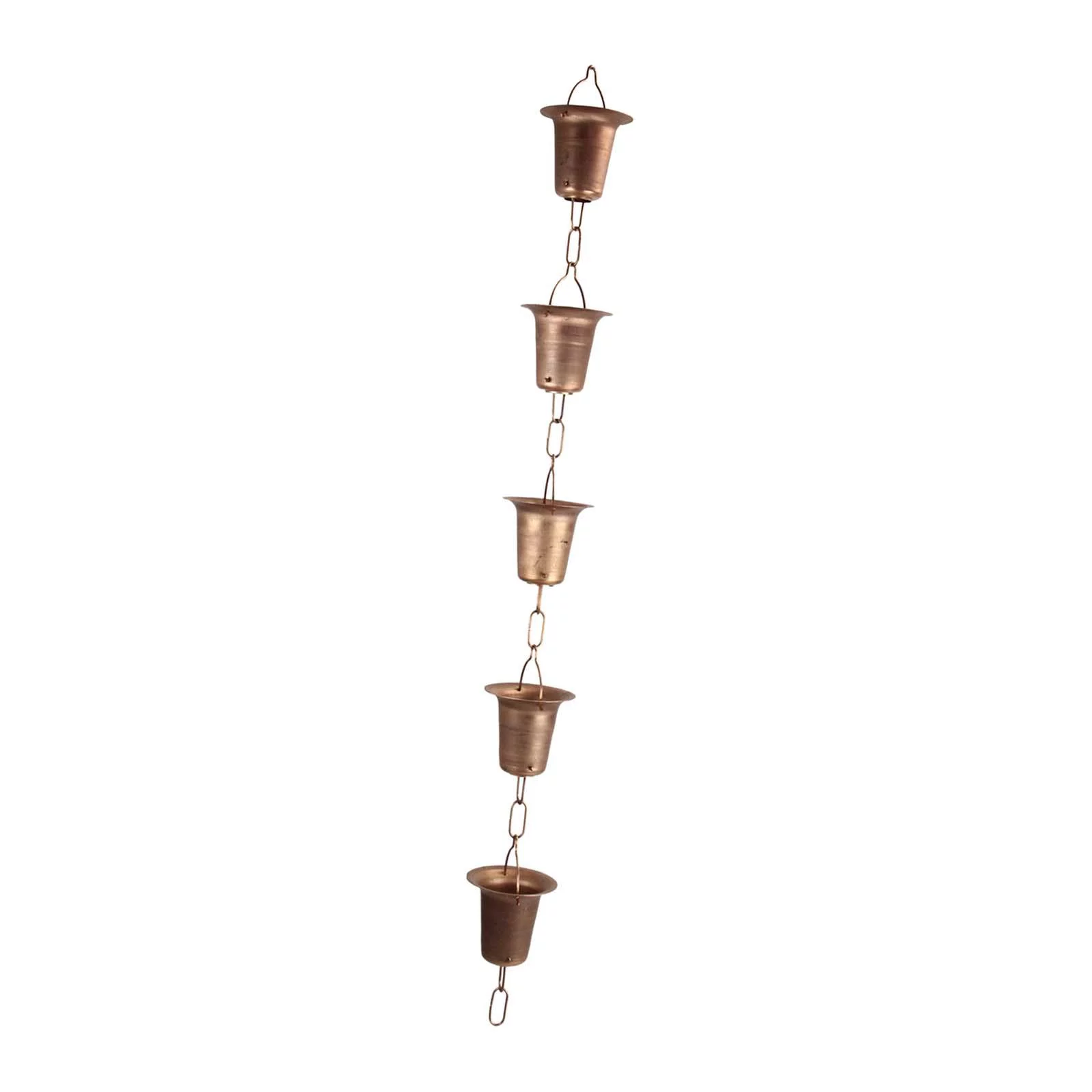Garden Rain Chains Rainwater Chains Pouring Cups for Gazebos Awnings Outdoor Copper
