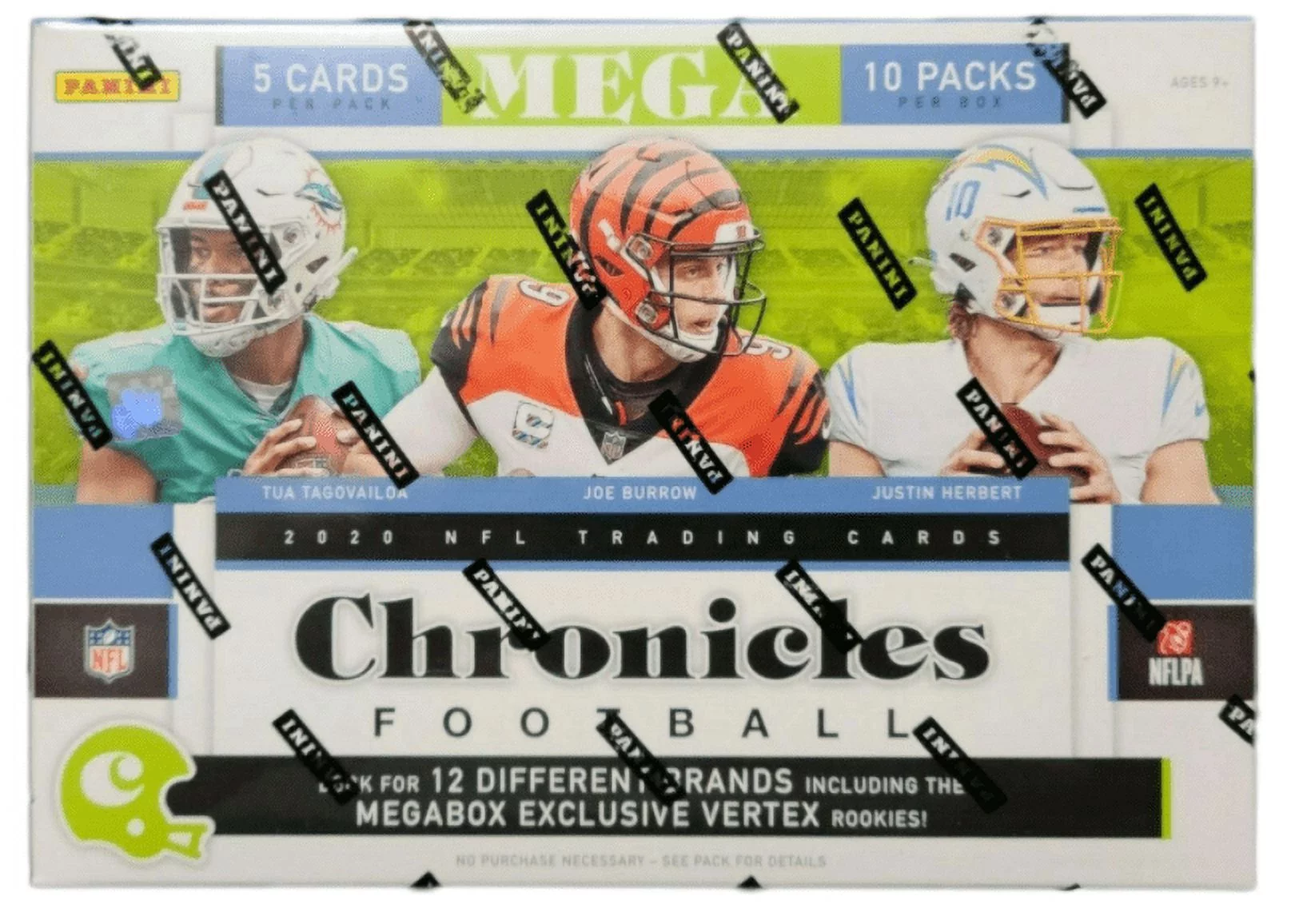 2020 Panini Chronicles Football Vertex Mega Box Trading Cards