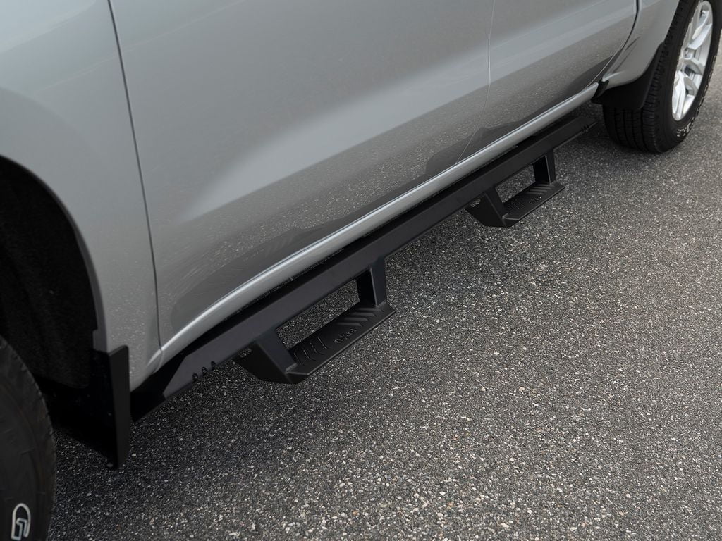 N-Fab by RealTruck Epyx Steps Textured Black Cab Length Compatible with 07-19 Chevy/GMC 1500 Classic Model, 08-10 2500/3500 Diesel, 08-19 2500/3500 Gas Ext Cab All Beds, SRW/DRW Gas/Diesel