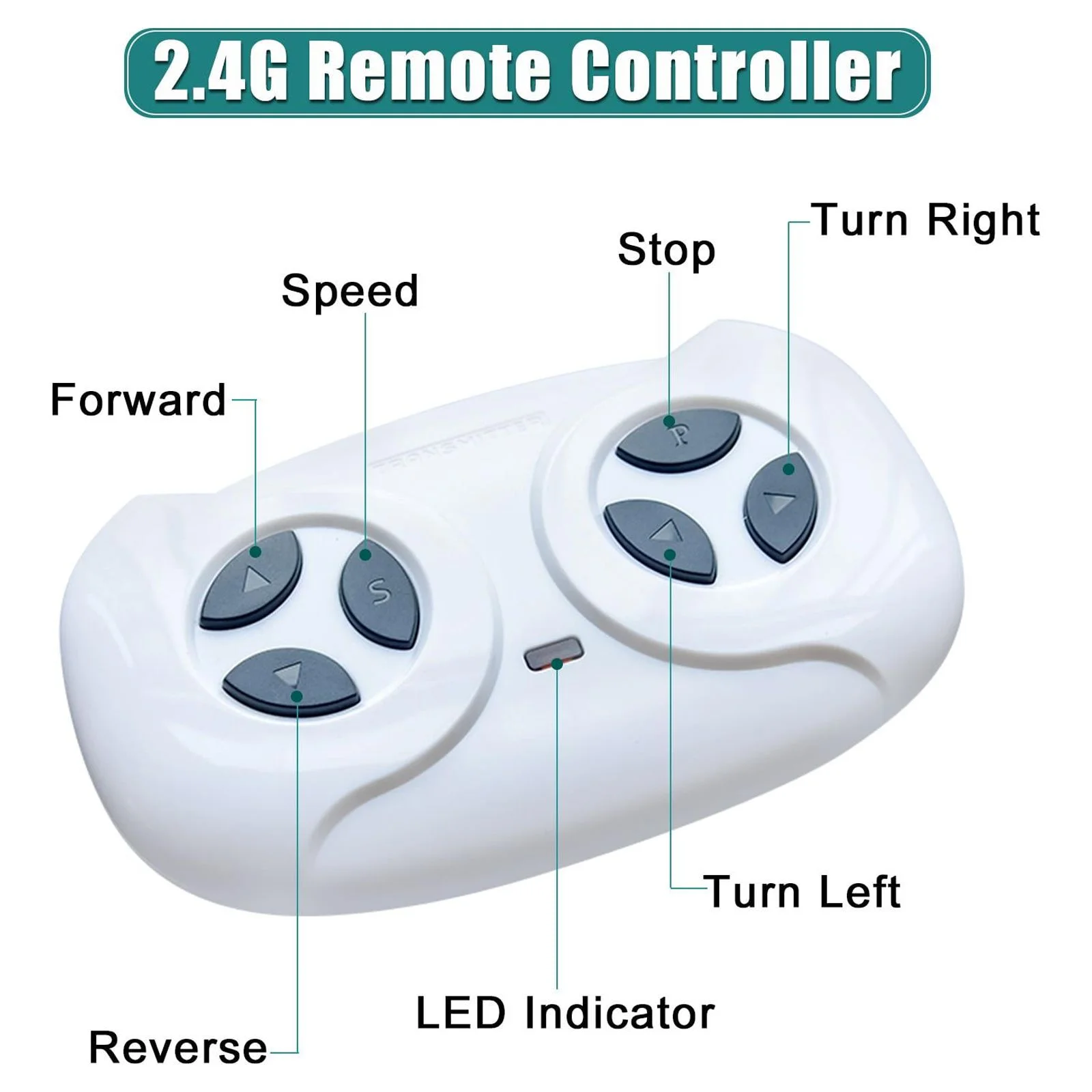 UBesGoo 12V Kids Battery Powered Electric Truck Ride-On Car with RC, Headlights, Music - Rose Red