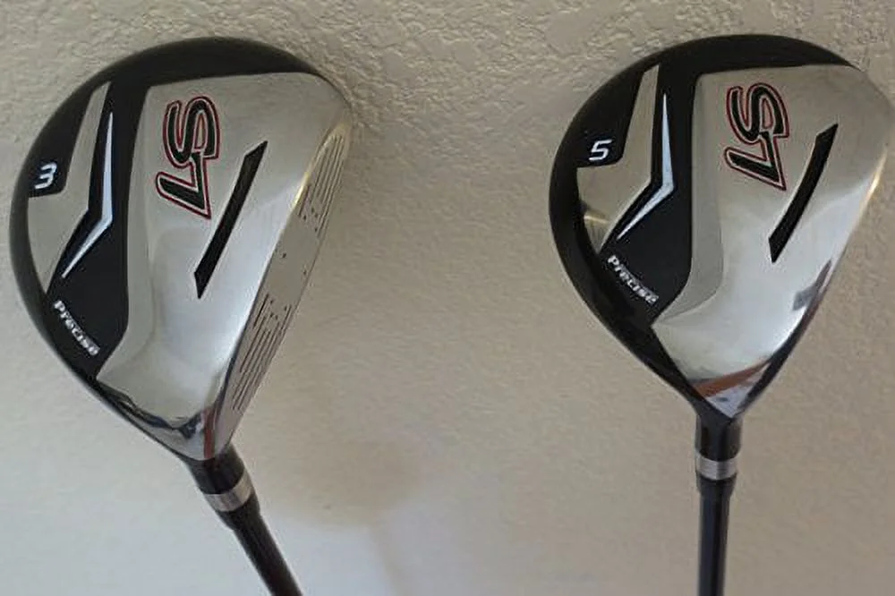 Mens Golf Set Complete Driver, 3 & 5 Fairway Woods, Hybrid, Irons, Putter Sand Wedge & Deluxe Stand Bag Right Handed