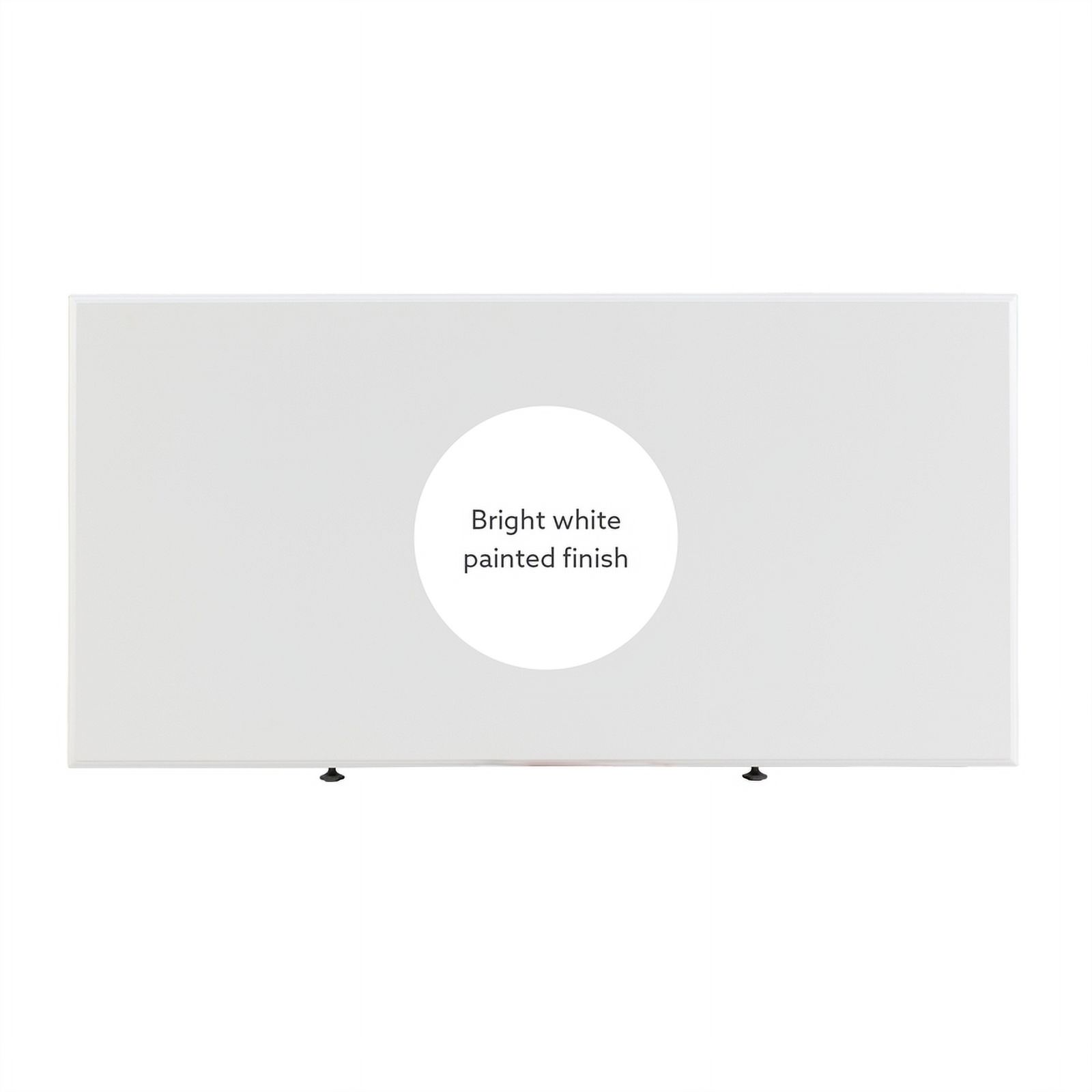 Linon Mavis Wood Coffee Table with 2 Drawers & Bottom Shelf in White