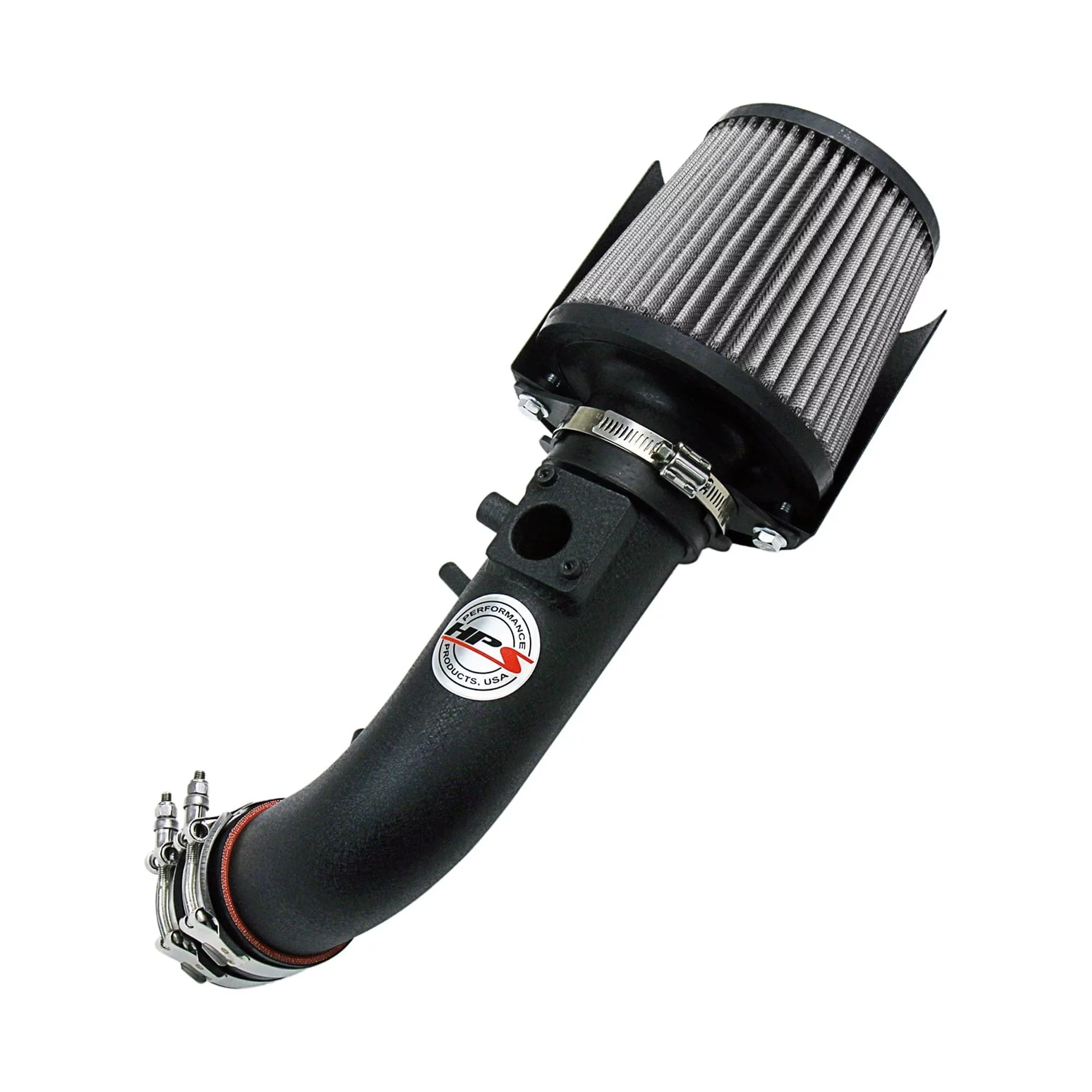 HPS Performance Black Shortram Air Intake for 07-09 Honda CR-V 2.4L