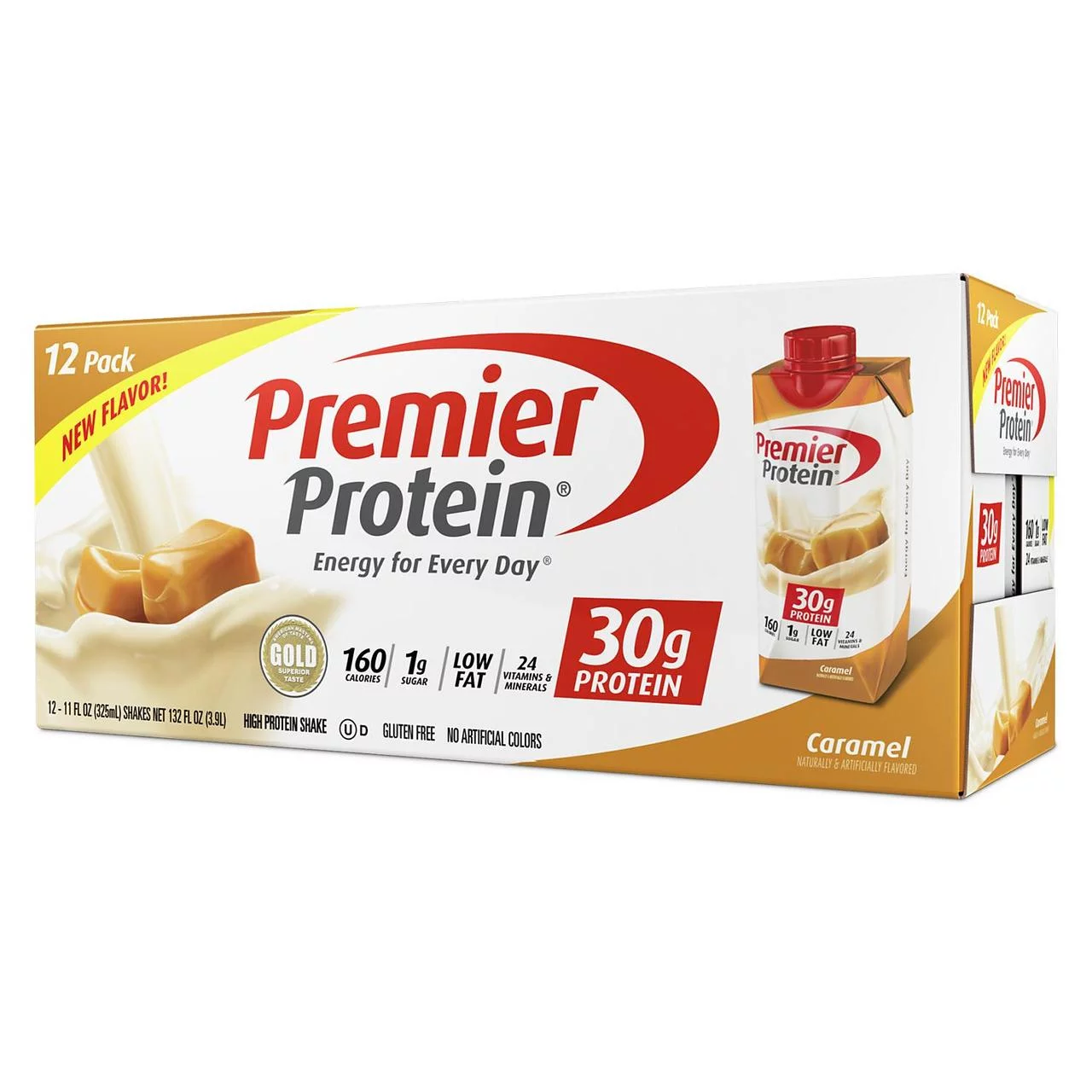 Premier Protein High Protein Shake, Caramel (11 fl. oz., 12 Pk.)