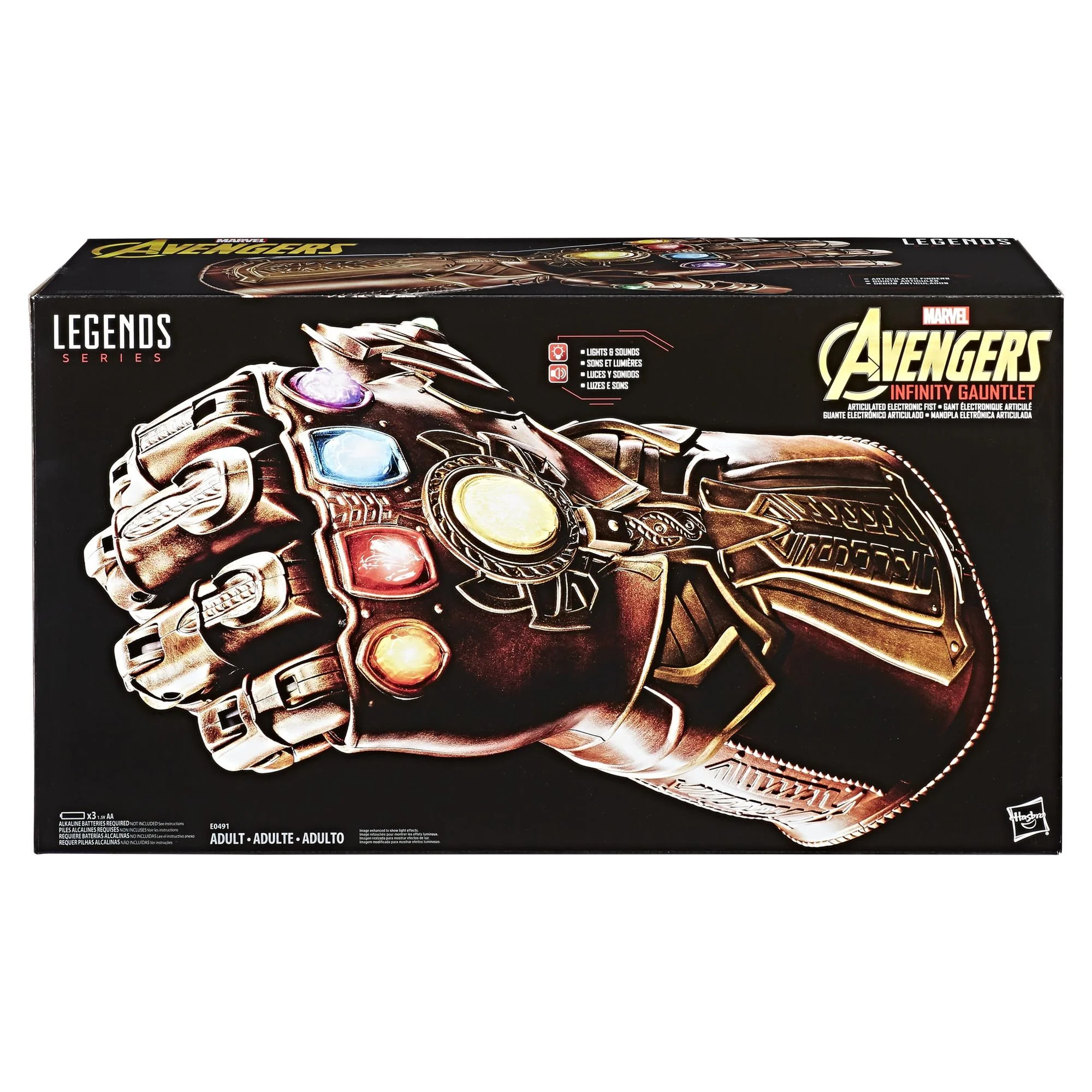 Marvel Legends Series Infinity Gauntlet Articulated Electronic Fist
