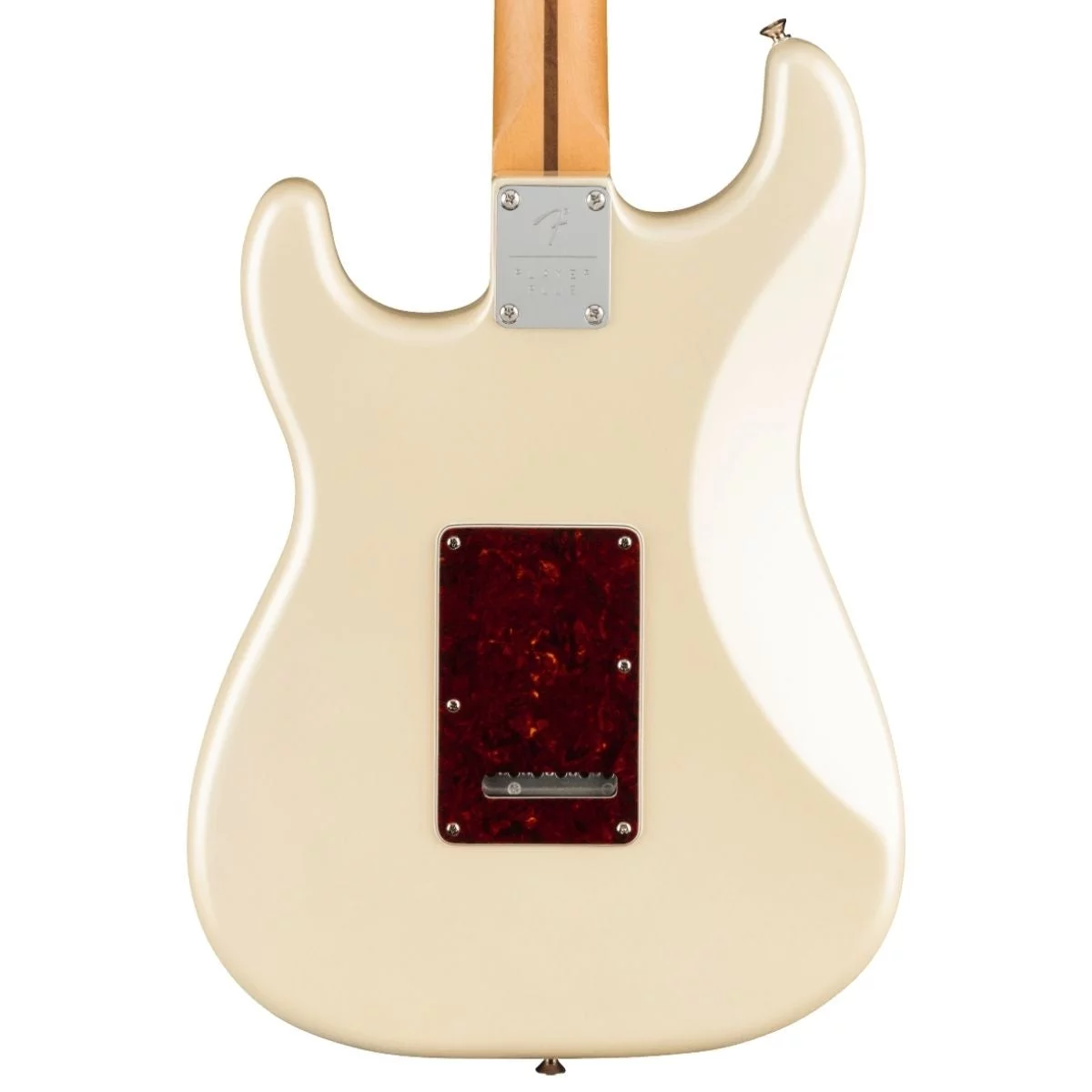 Fender Player Plus Stratocaster Electric Guitar (Olympic White, Maple Fretboard)