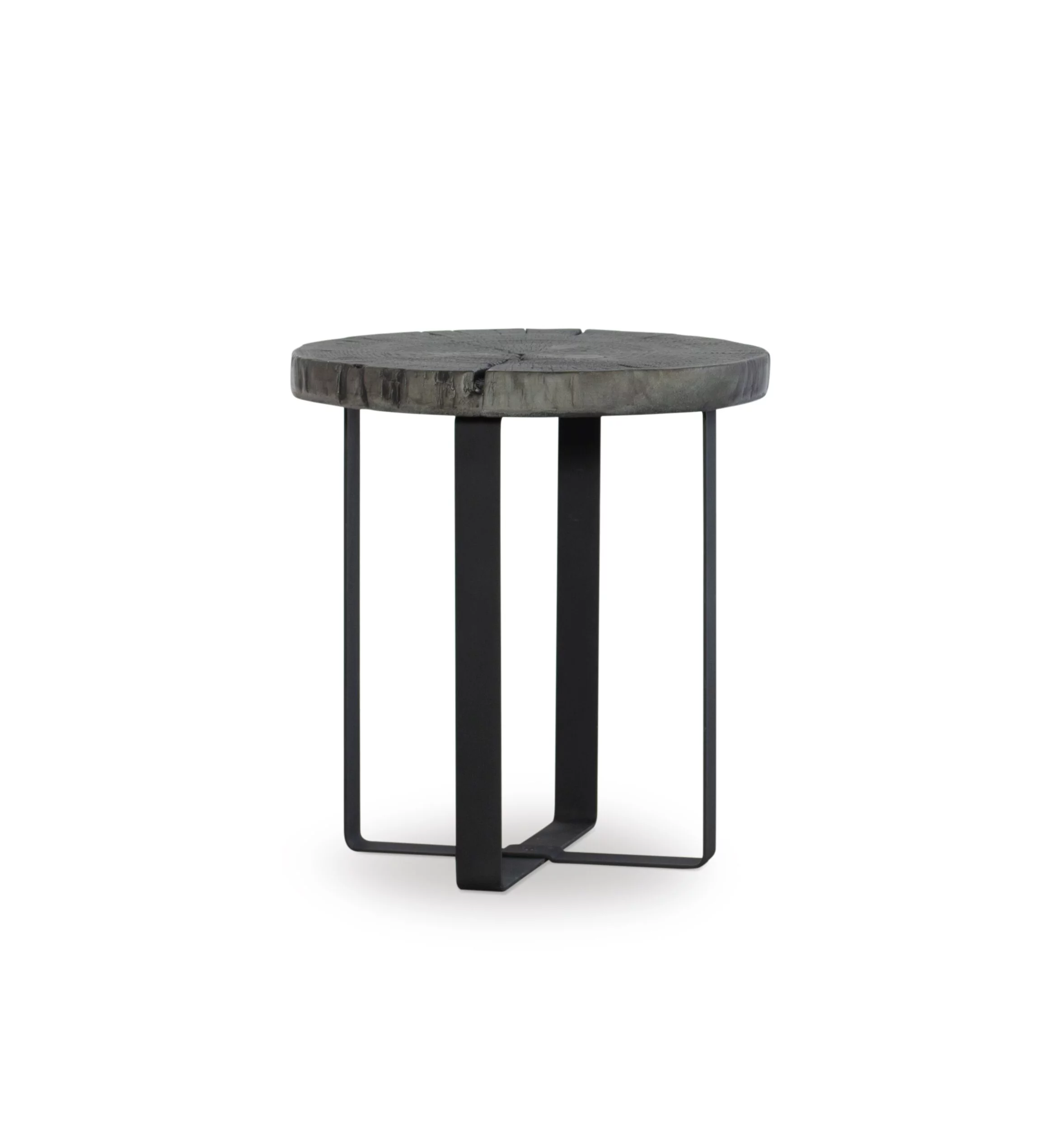 Powell Cypress Side Table - Grey
