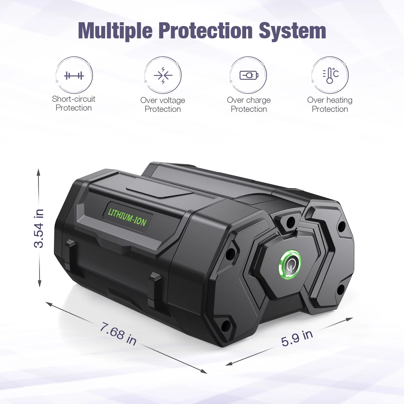 BA1400 56V 6.0Ah Lithium-Ion Battery for EGO 56-Volt LB5300E BA2800 BA4200 Tools