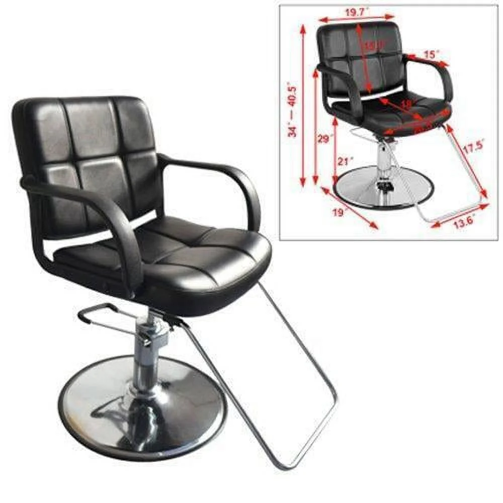 All Purpose Hydraulic Barber Salon Chair Height Adjustable Shampoo Haircut Seat