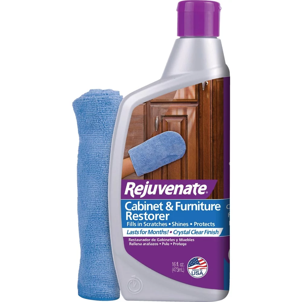 1PACK Rejuvenate 16 In. Cabinet & Furniture Restorer with Mitt