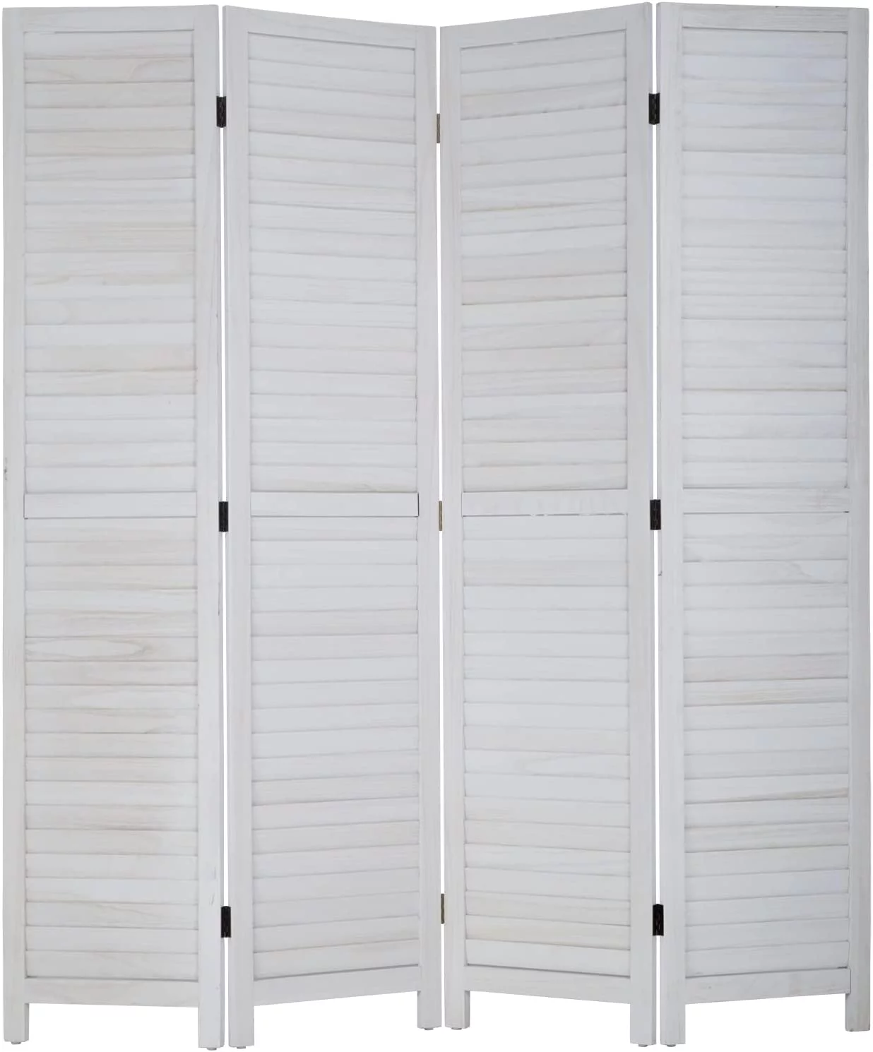 Room Divider Partition 4 Panel Privacy Screen Folding Screen Wood Frame Screen for Home Office Bedroom