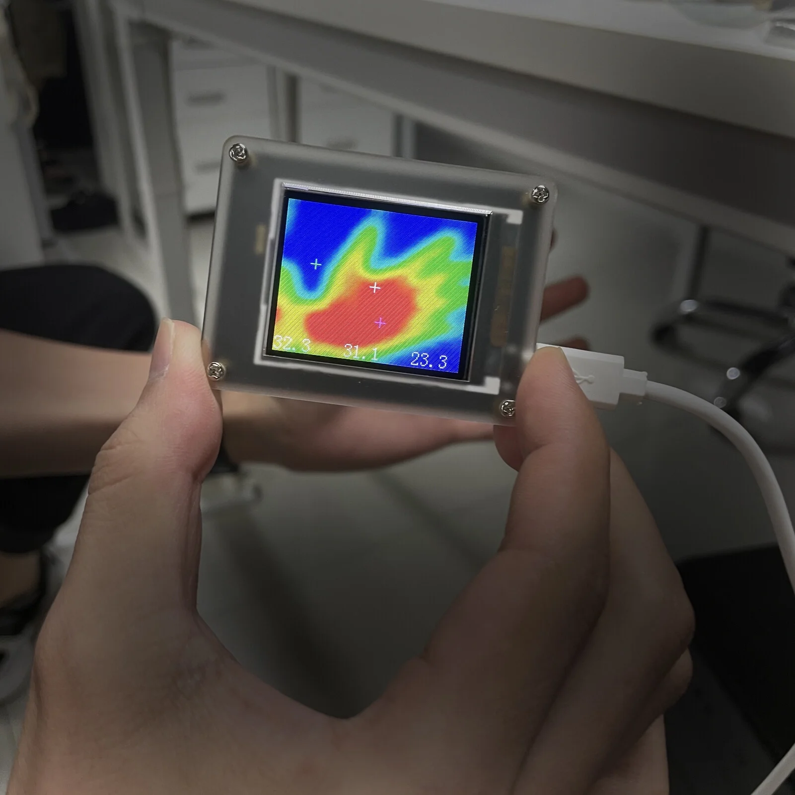 Infrared Thermal Imager,1.8 Inch Tft Infrared Temperature Infrared Temperature Infrared Thermal Handheld Infrared Temperature Tft Display Handheld Usb 1.8 Inch Tft Display 1.8 Inch