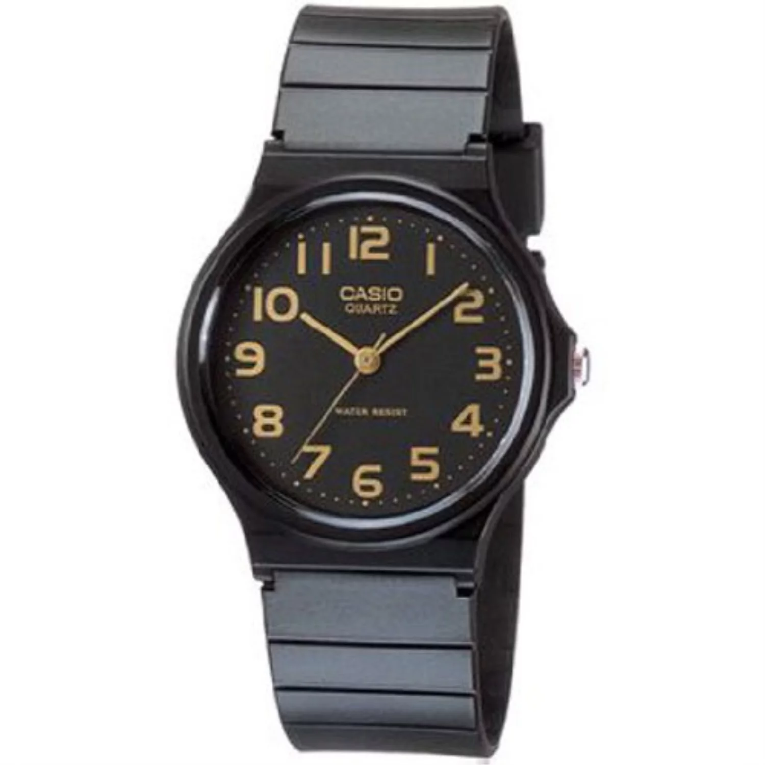 casio men's mq24-1b2 watch with black resin band