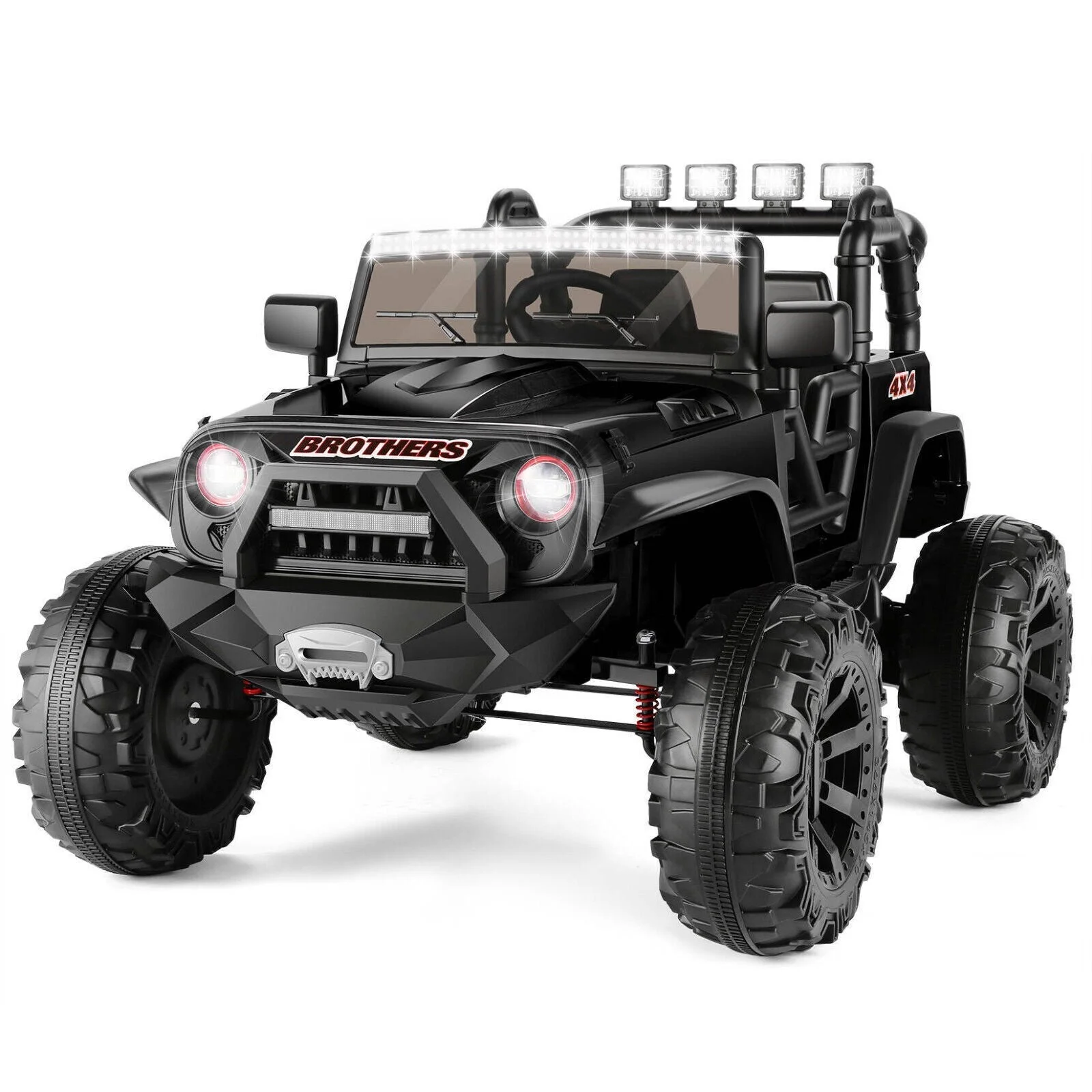 2-Seater Kids Ride on Truck Electric Toys Car with Parent Remote Control 24V 200W