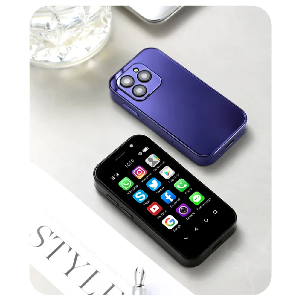 SOYES XS14 Pro 3.0 Inch 4G Mini Smartphone Android 9 Dual SIM Face ID Dual Camera WIFI Bluetooth FM Hotspot GPS OTG Mobile Phone