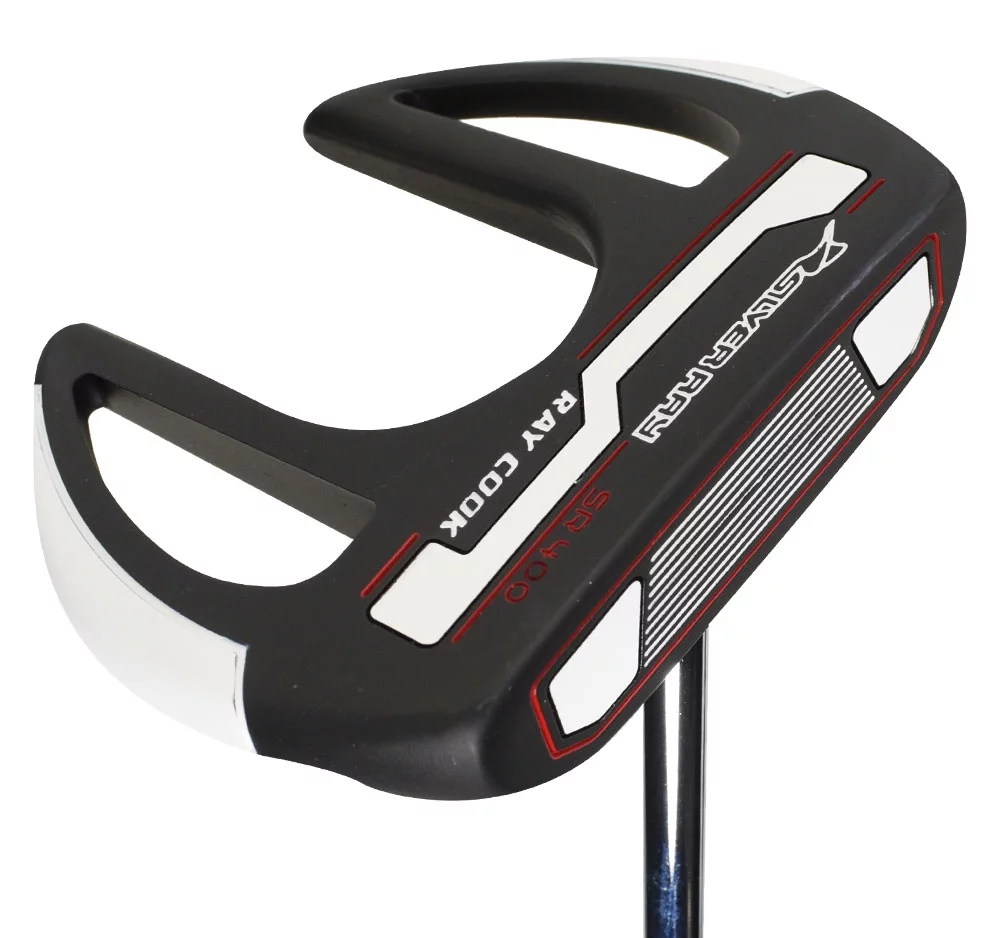 Ray Cook Golf Silver Ray SR400 Putter Black Center Shafted 35