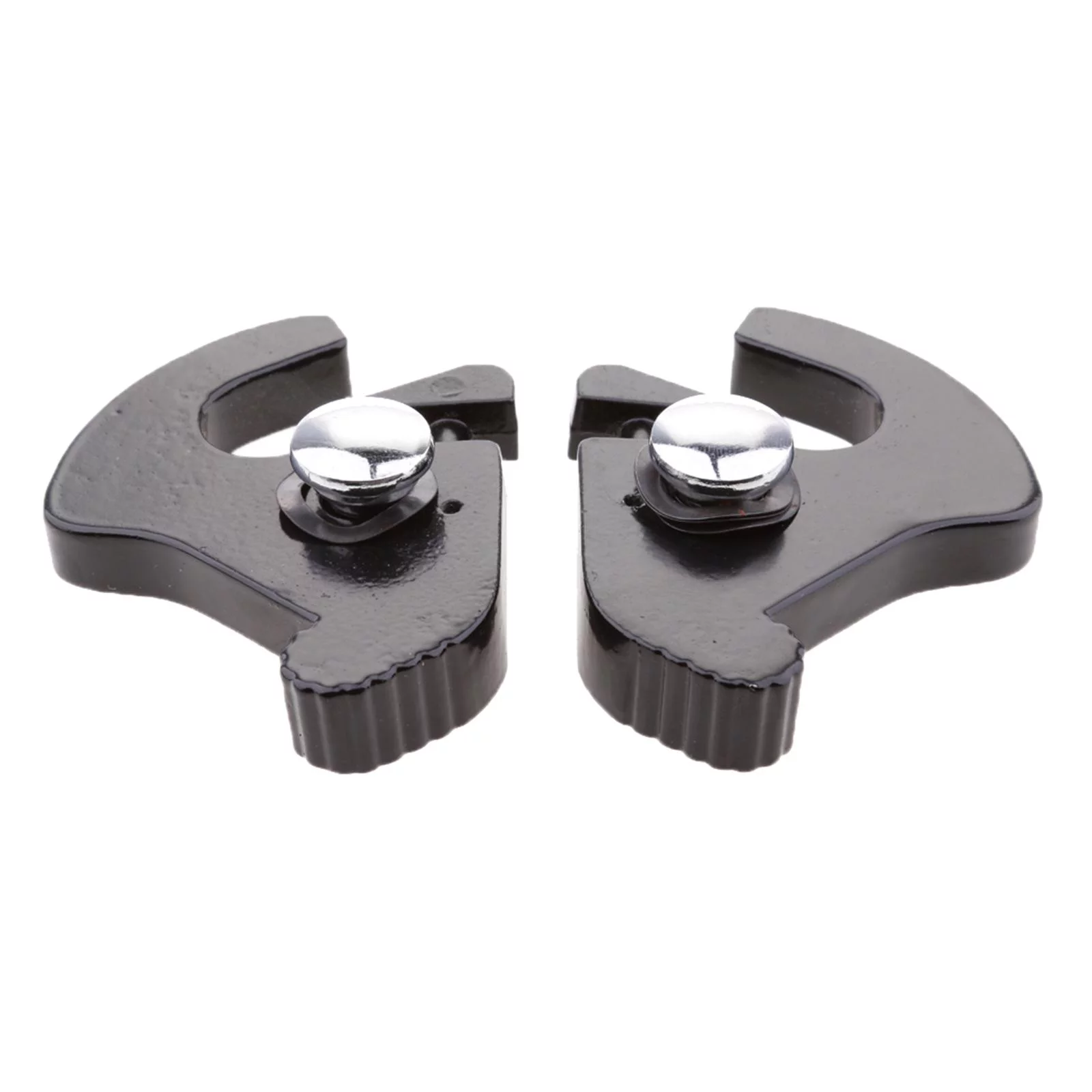 jiaping 2pcs Motorcycles Detachable Backrest Sissy Bar Luggage Rack Rotary Docking Latch