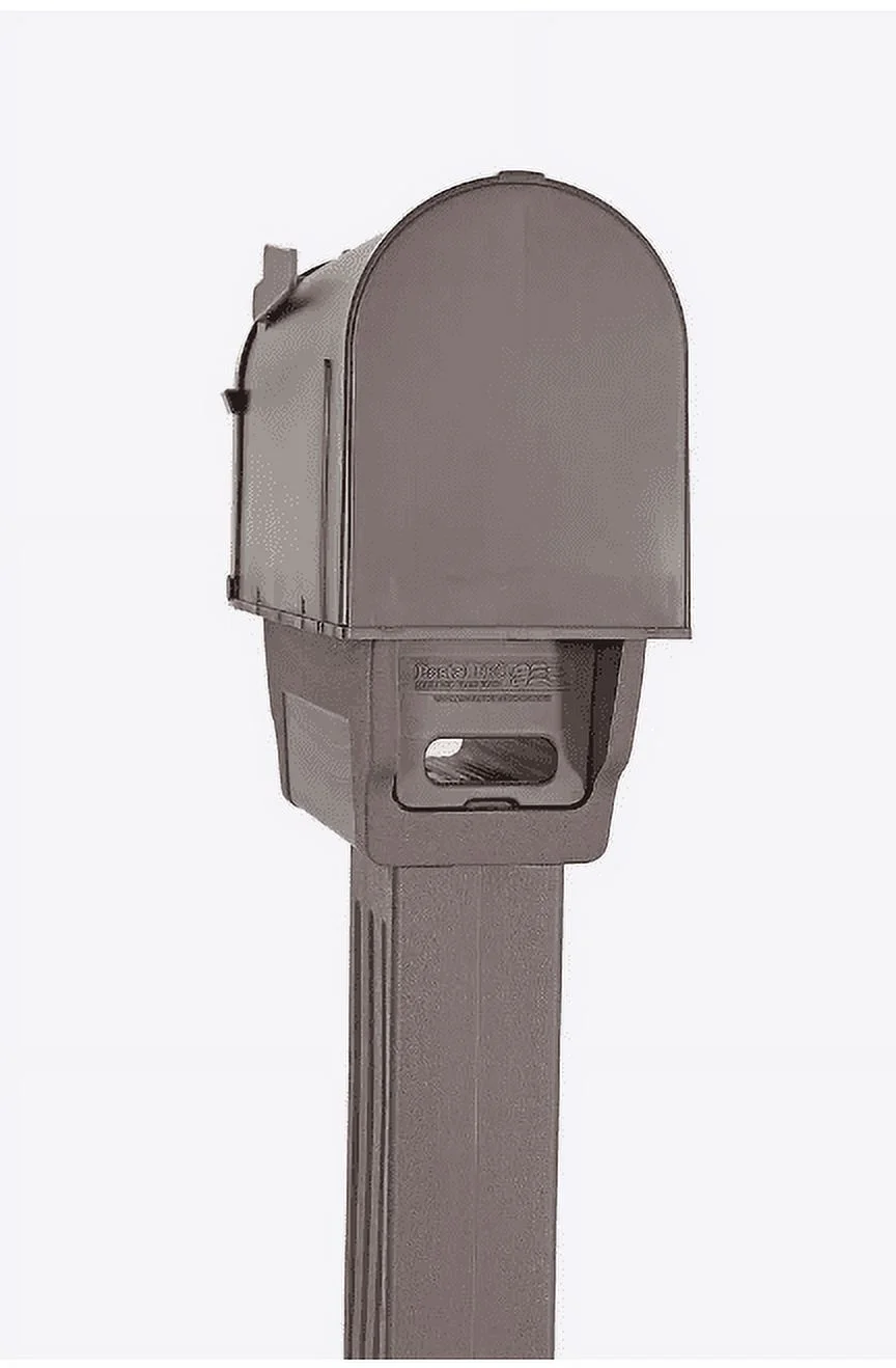 Postal Pro Hampton Plastic Mailbox and Post Kit - Bronze