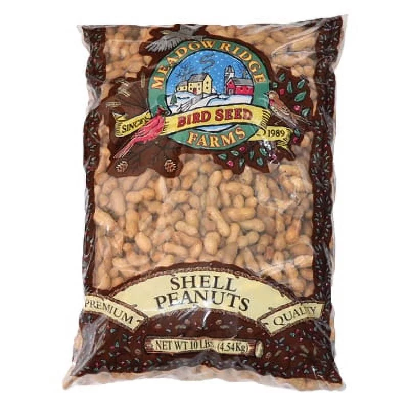 10 LB Peanuts In The Shell Bird Food Attracts Birds & Wildlife Such As, Each