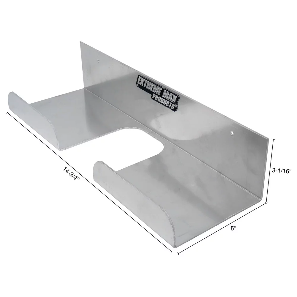 Extreme Max 5001.6079 Aluminum Push Broom Hanger Holder for Enclosed Trailer Shop Garage Storage