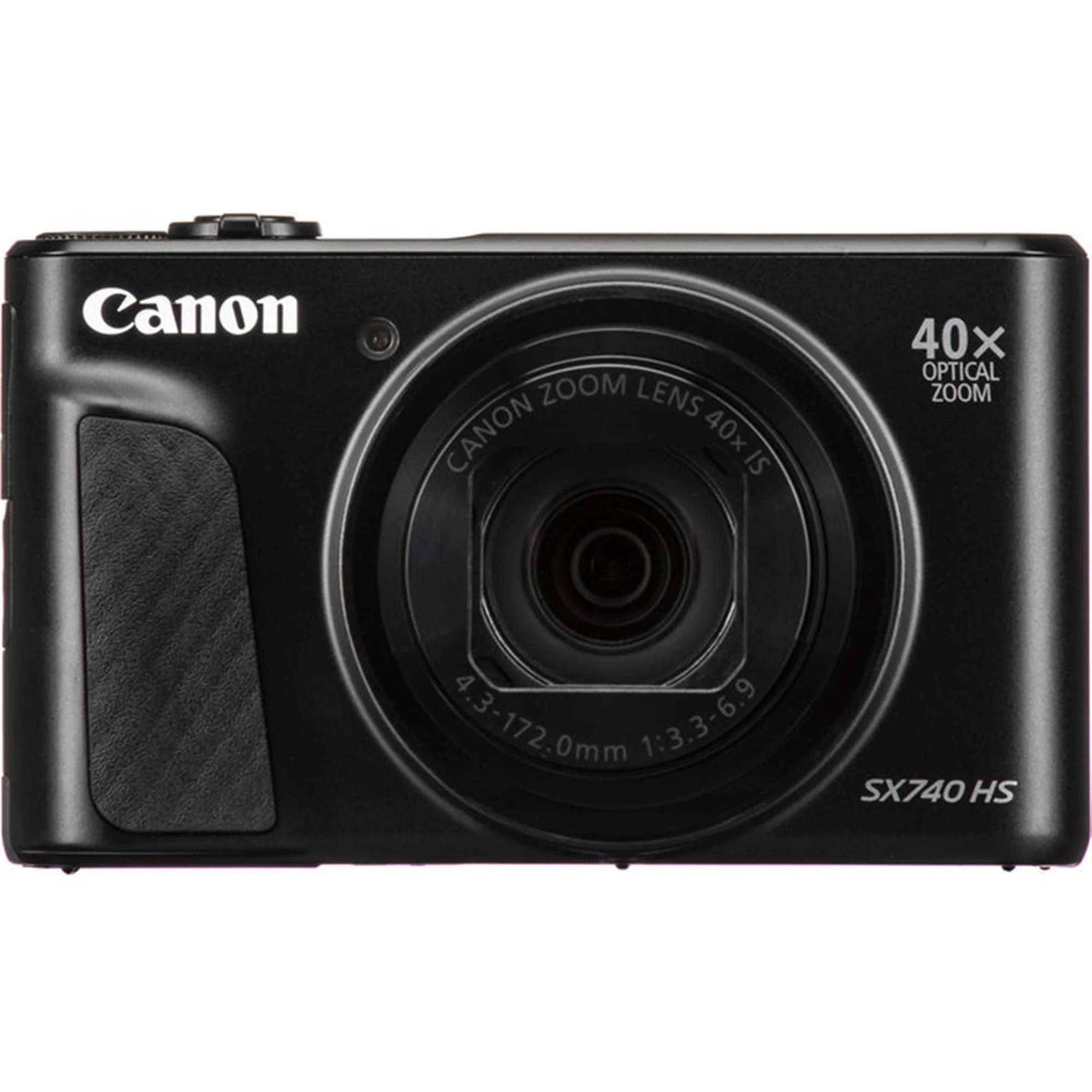 Canon PowerShot SX740 HS 20.3MP Digital Camera Black 40x Optical Zoom with 32GB Memory card