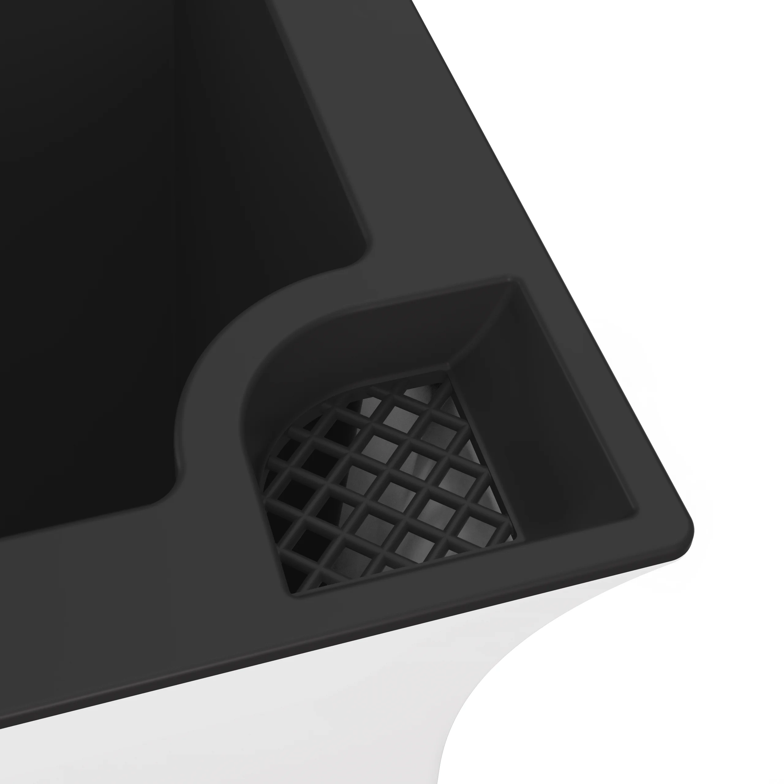 Valencia 8in Wall Mount Planter - Single - Black