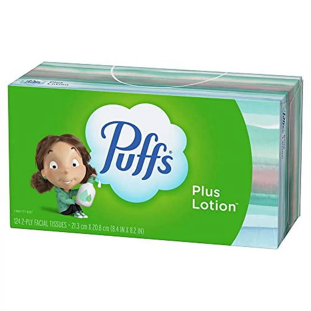 Plus Lotion Facial Tissues (Pack of 8)