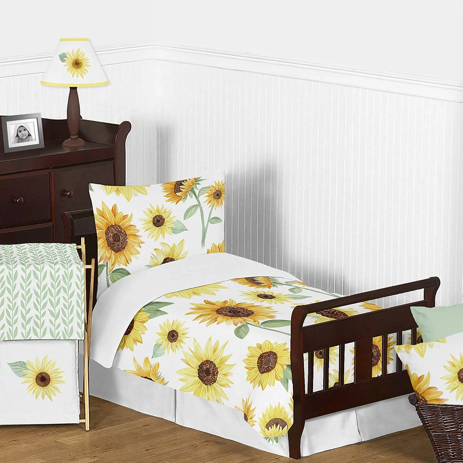 Sunflower Collection Fabric Empire Lamp Shade by Sweet Jojo Designs