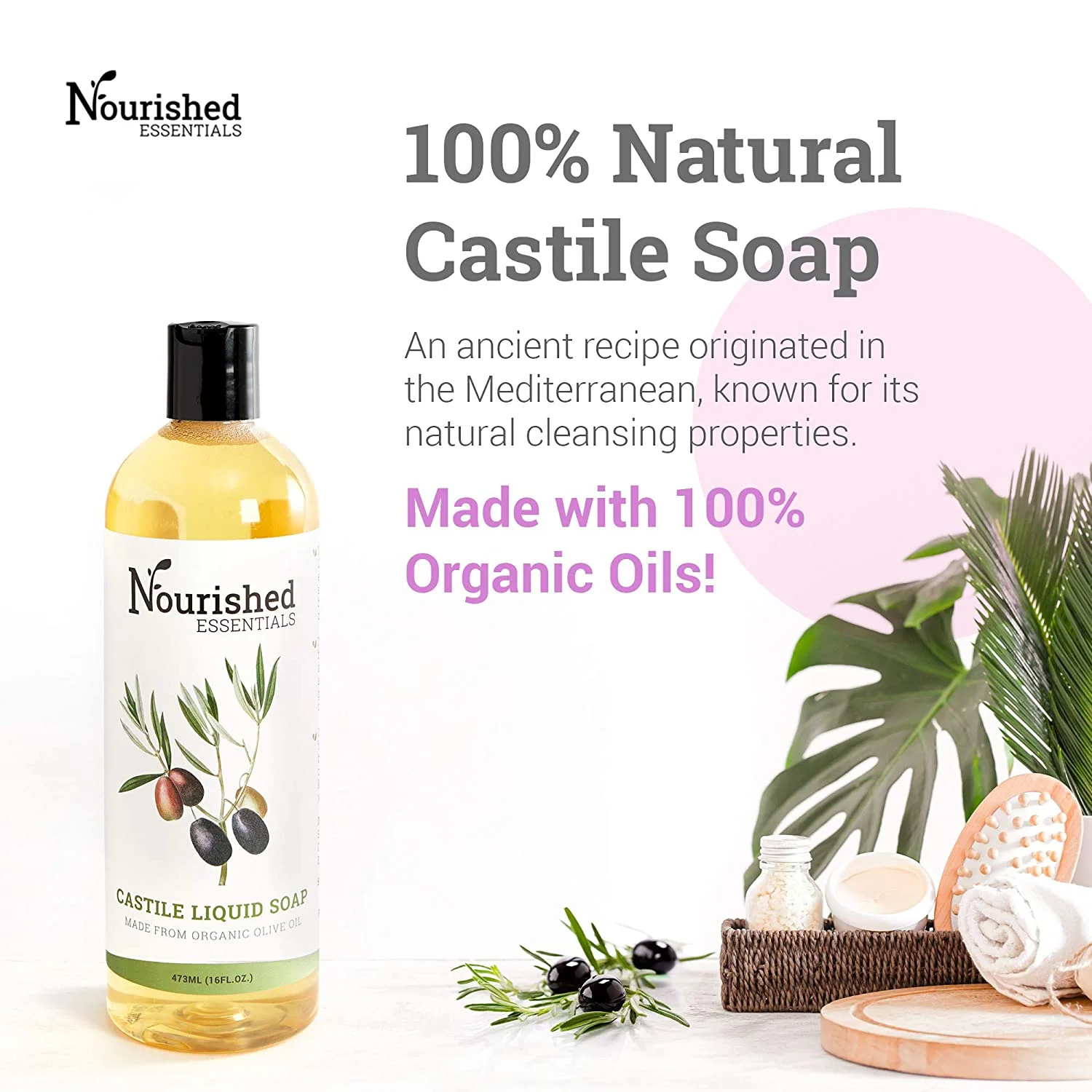Nourished Essentials Organic Body Wash Kit - DIY Liquid Soap Making