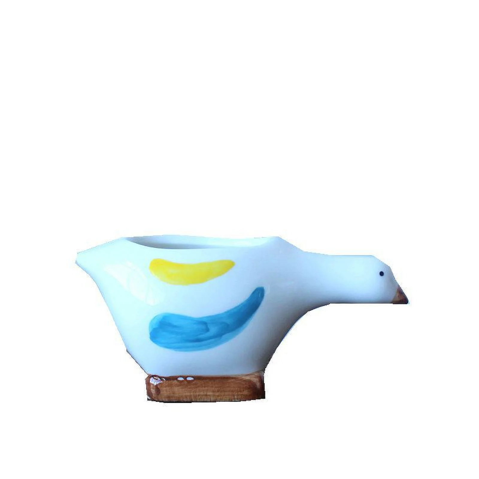 Hand-Painted Ceramic Chick Succulent Planter - Desktop Plant Pot