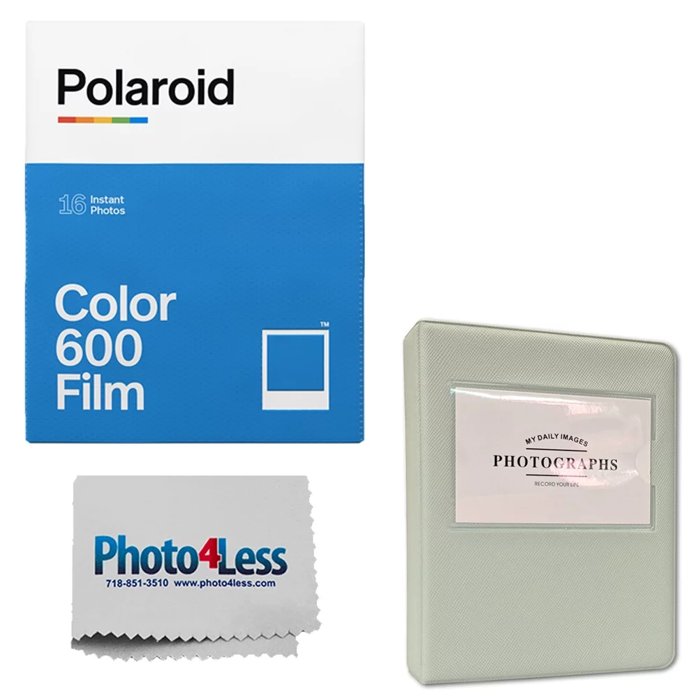 Polaroid Color Film for 600 Double pack + Phobea Leather 5