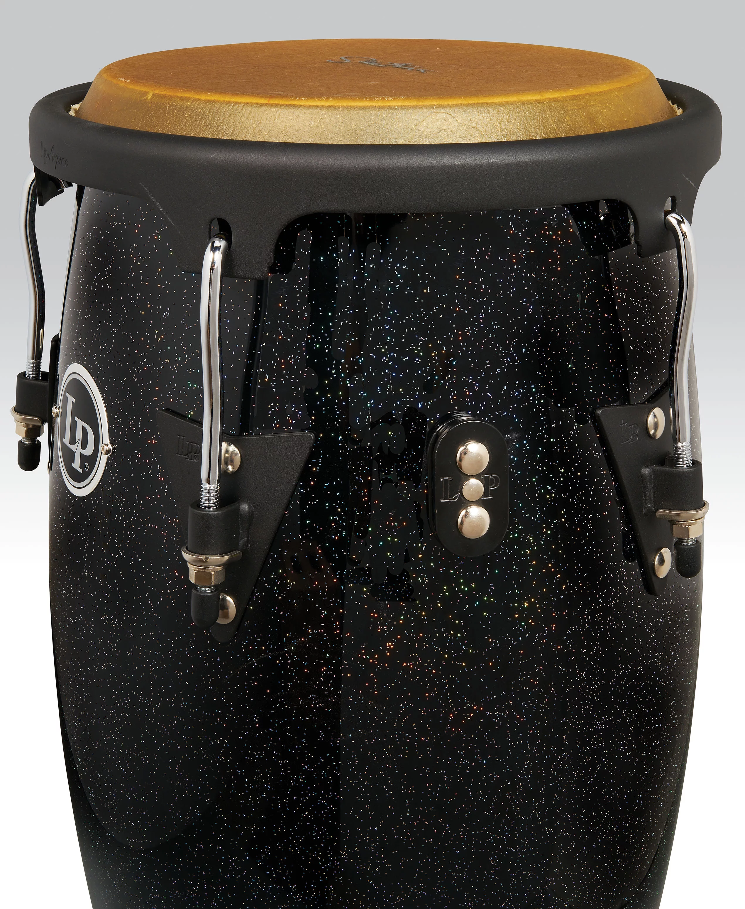 LP Aspire 10-inch and 11-inch Santana Black Magic Conga Set with Double Stand
