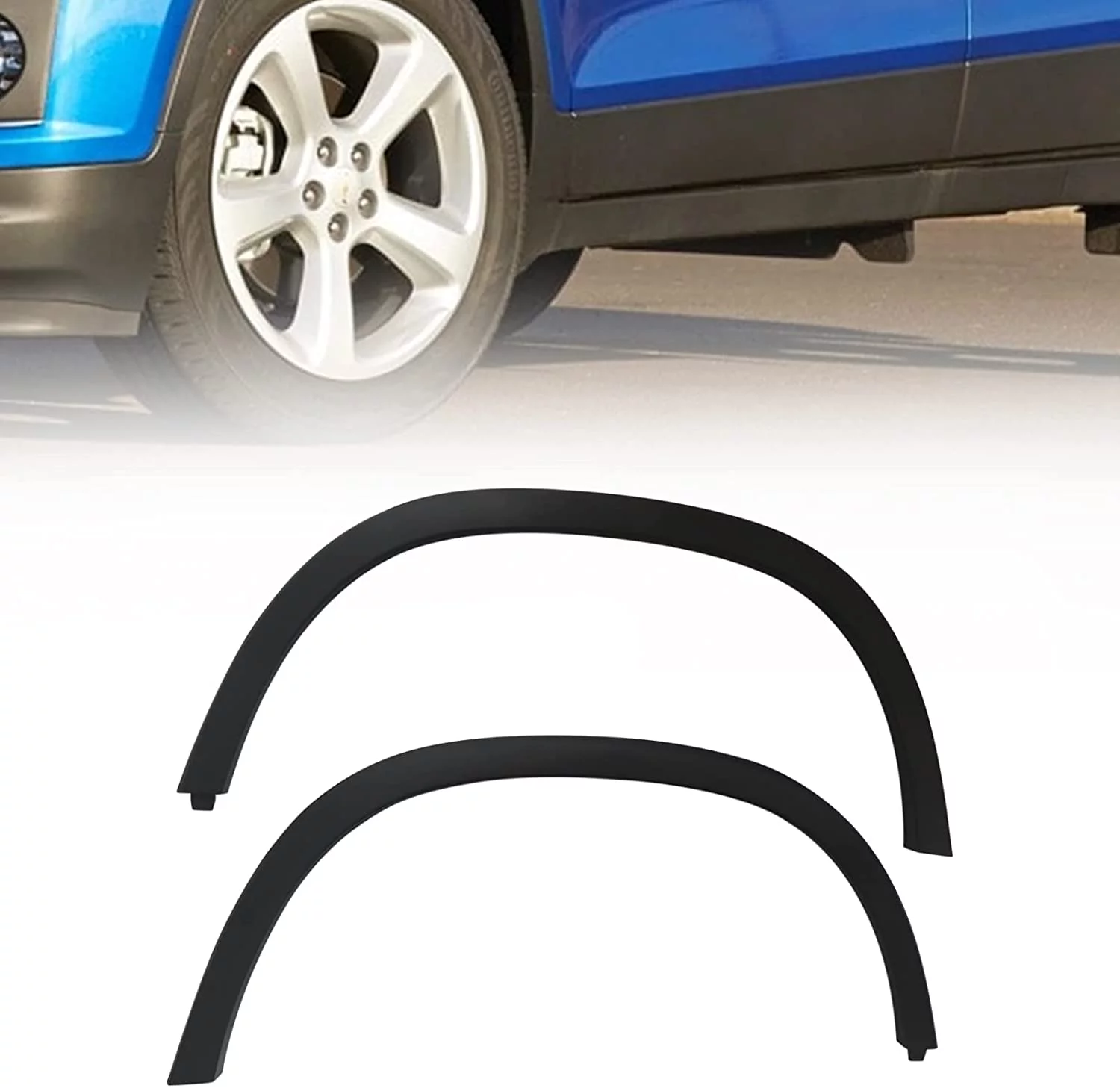 For 2013-2016 Chevrolet Trax Front Fender Trim Molding Wheel Arch Left Right 2pc