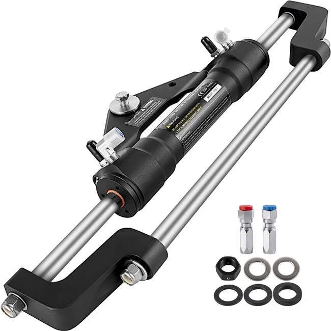 Vevor  300 HP Hydraulic Steering Front Mount Hydraulic Outboard Marine Steering Kit without Hydraulic Hose