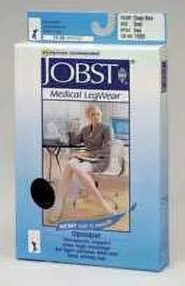 Compression Stockings JOBST Thigh High Natural Open Toe - Small - 1 Pair / Pair - 115544