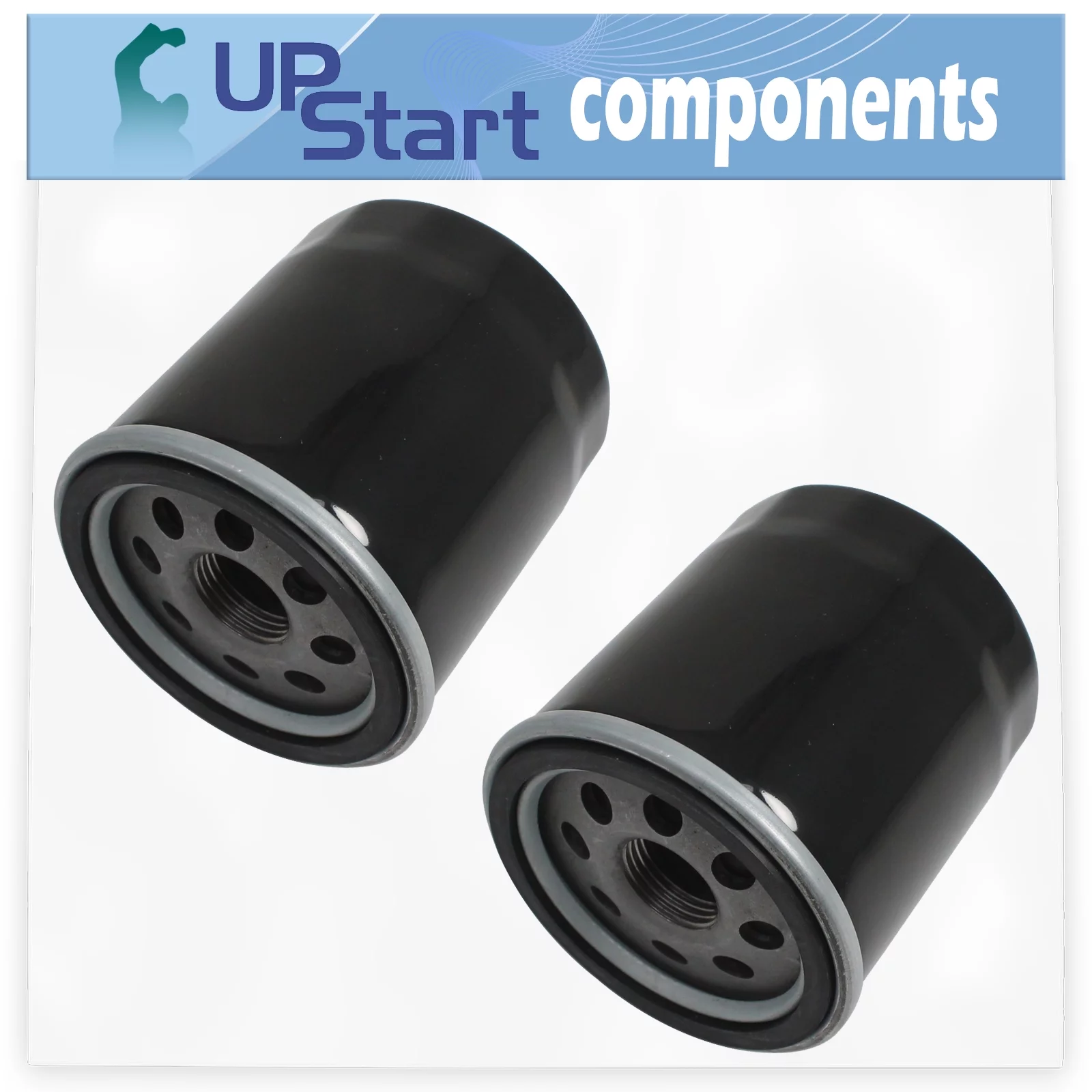 2-Pack AM107423 Oil Filter Replacement for Cub Cadet M60-KW (53BB5GFX750) Lc Tank 29HP Kawasaki Dfi V-Twin Ohv L.C - Compatible with 49065-2071 49065-7010 Oil Filter