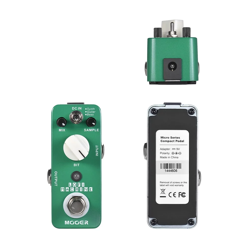 MOOER LOFI MACHINE Sample Reducing Guitar Effect Pedal 3 Modes True Bypass Full Metal Shell