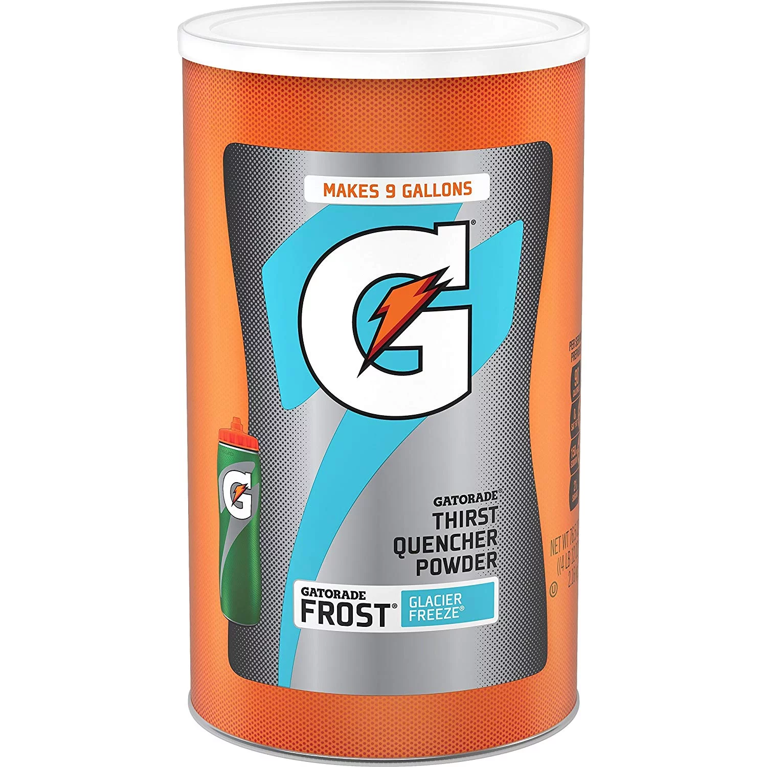 Gatorade Thirst Quencher Powder, Frost Glacier Freeze, 76.5 Ounce, Pack Of 1