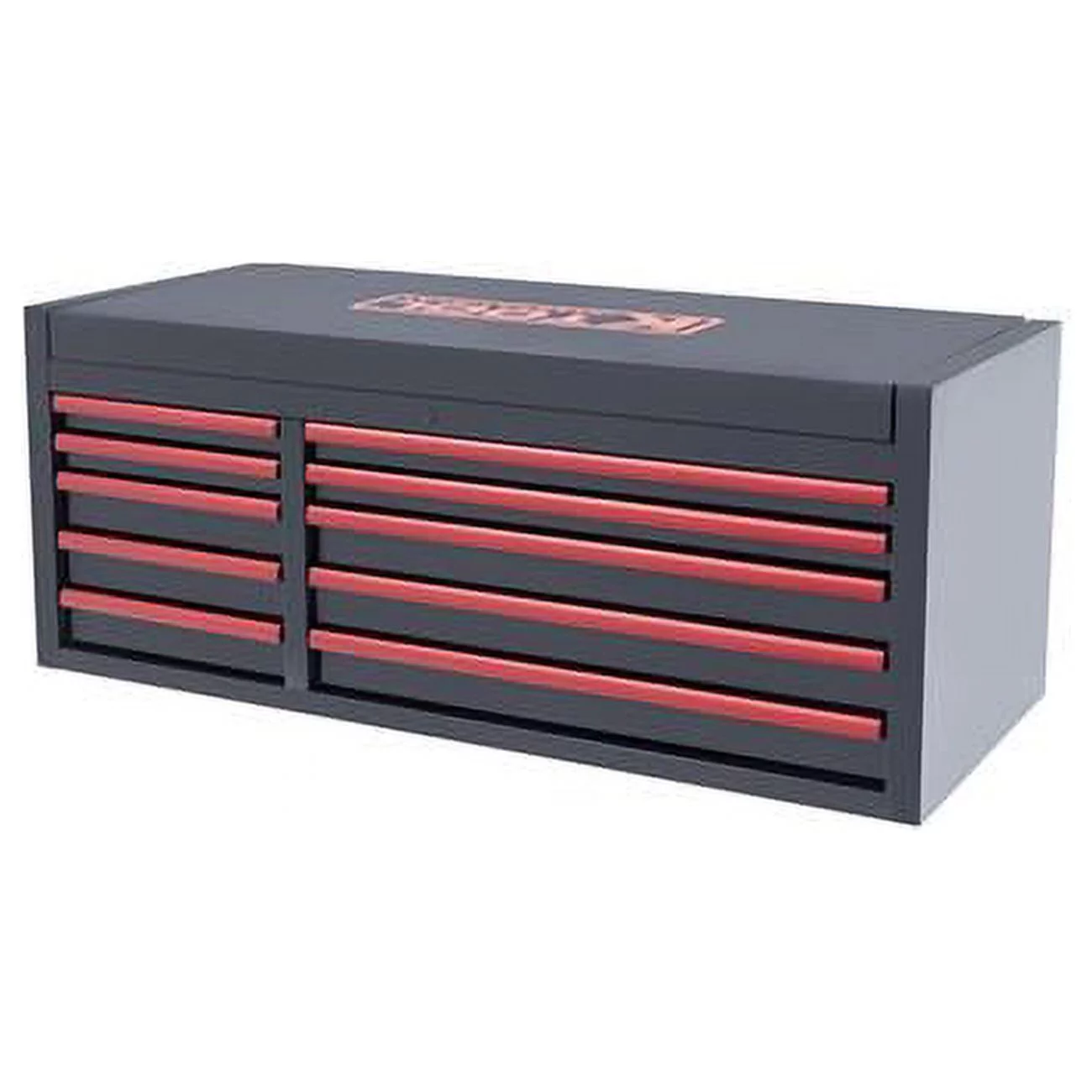 55 in. 500 lbs Premium 10 Drawer Double Bay Tool Box, Matte Black