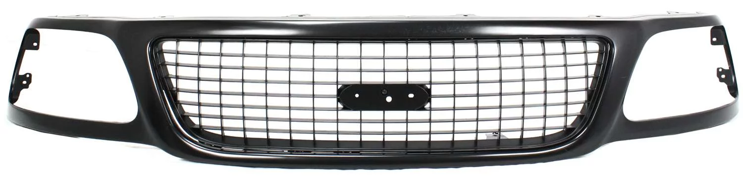 Grille Assembly Compatible with FORD EXPEDITION 1999-2002 Plastic Painted-Gray Eddie Bauer Model