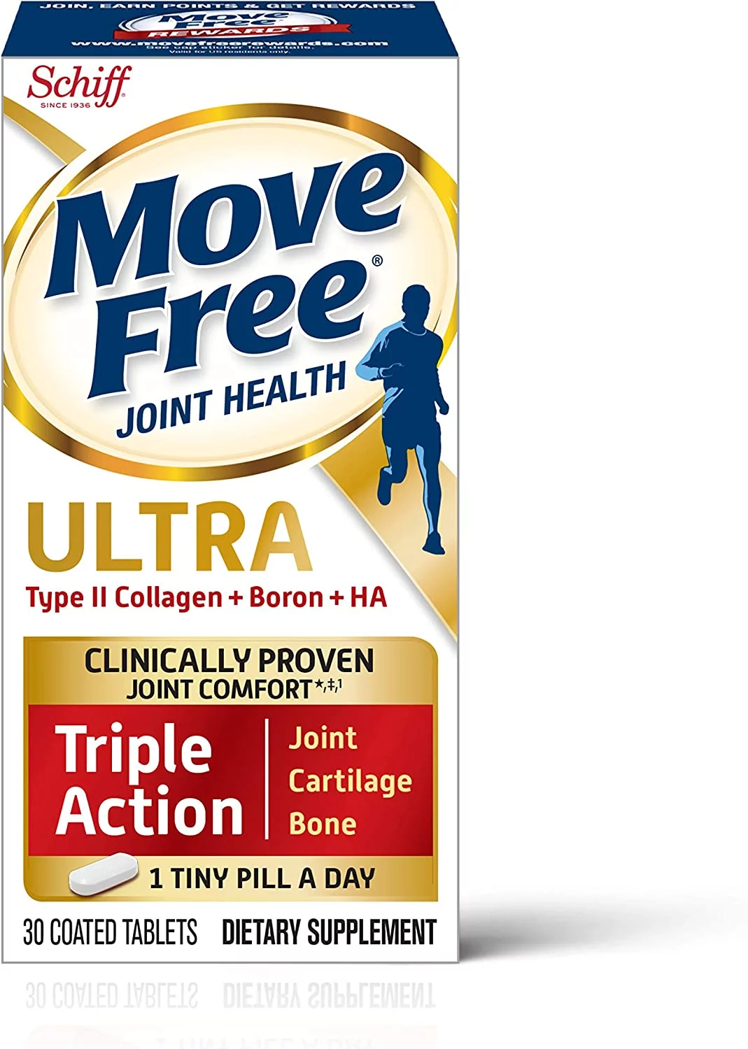 Schiff Move Free Ultra, Helps Preserve Promotes Health & Lubrication, 30 ct