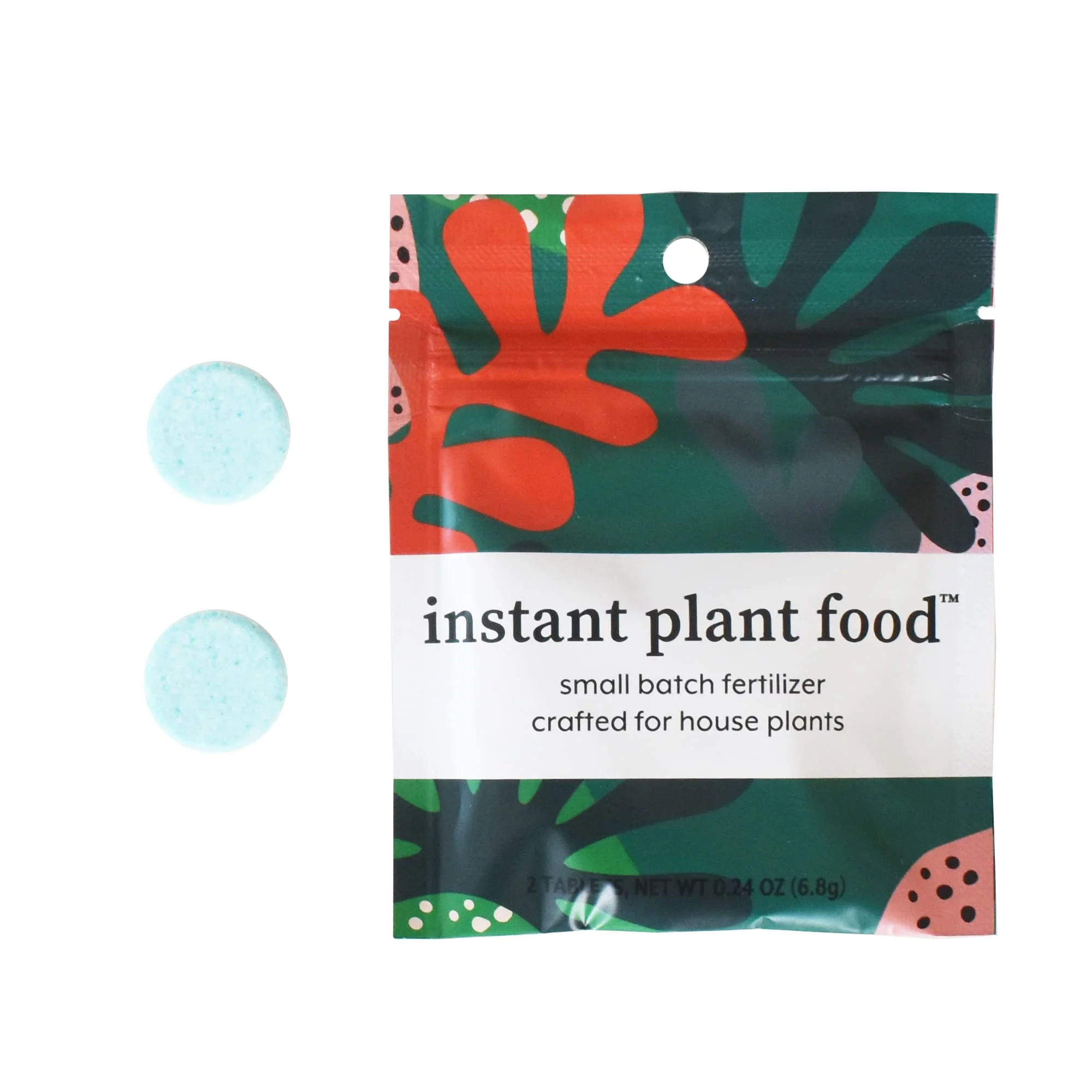 Instant Plant Food by Instant Biologics (2 Tablets) | Houseplant Fertilizer & Indoor Plant Food | Self-Dissolving Tablets that Make Feeding Your Plants a Breeze | 4-3-6 (N-P-K)
