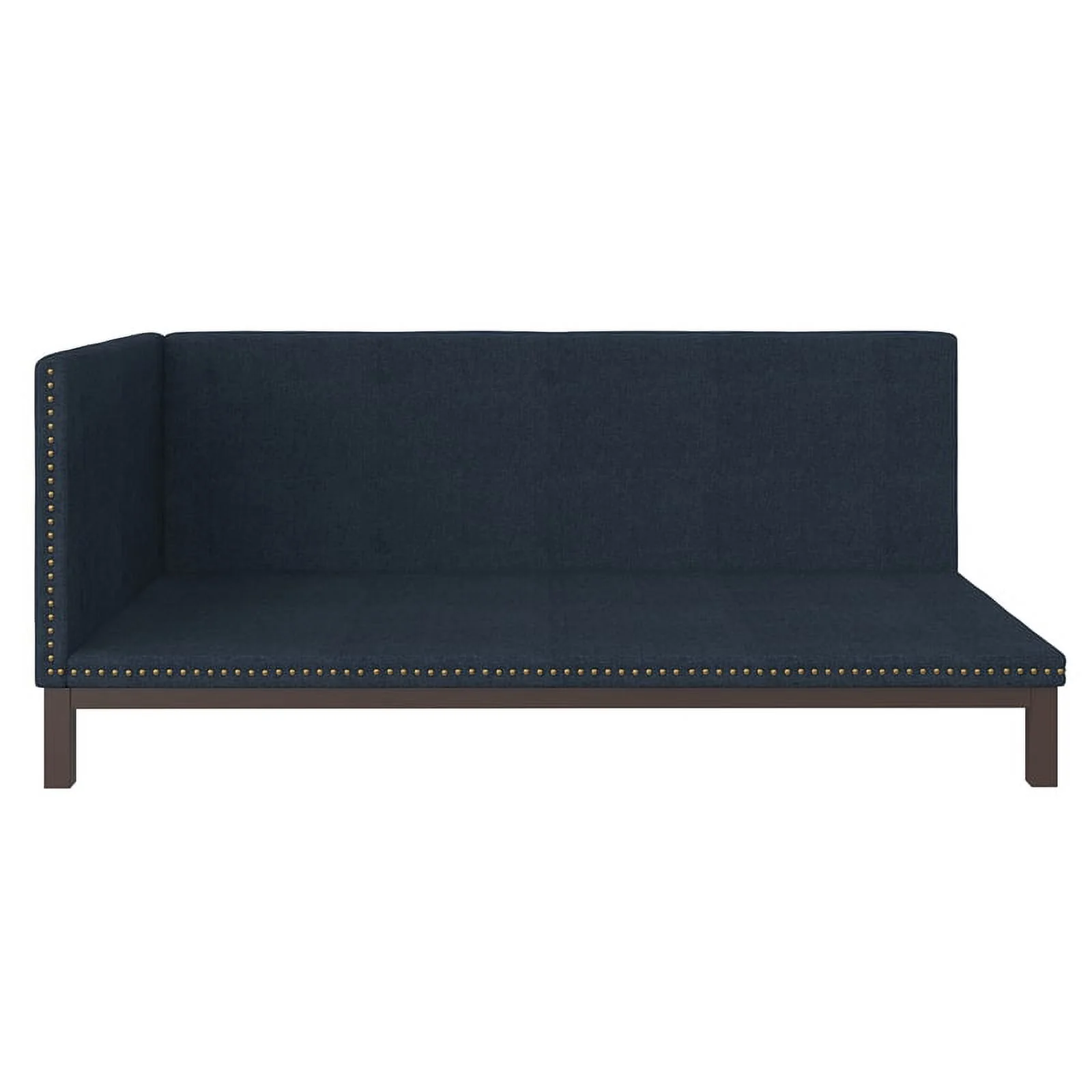 DHP Dale Upholstered Daybed Twin in Blue Linen