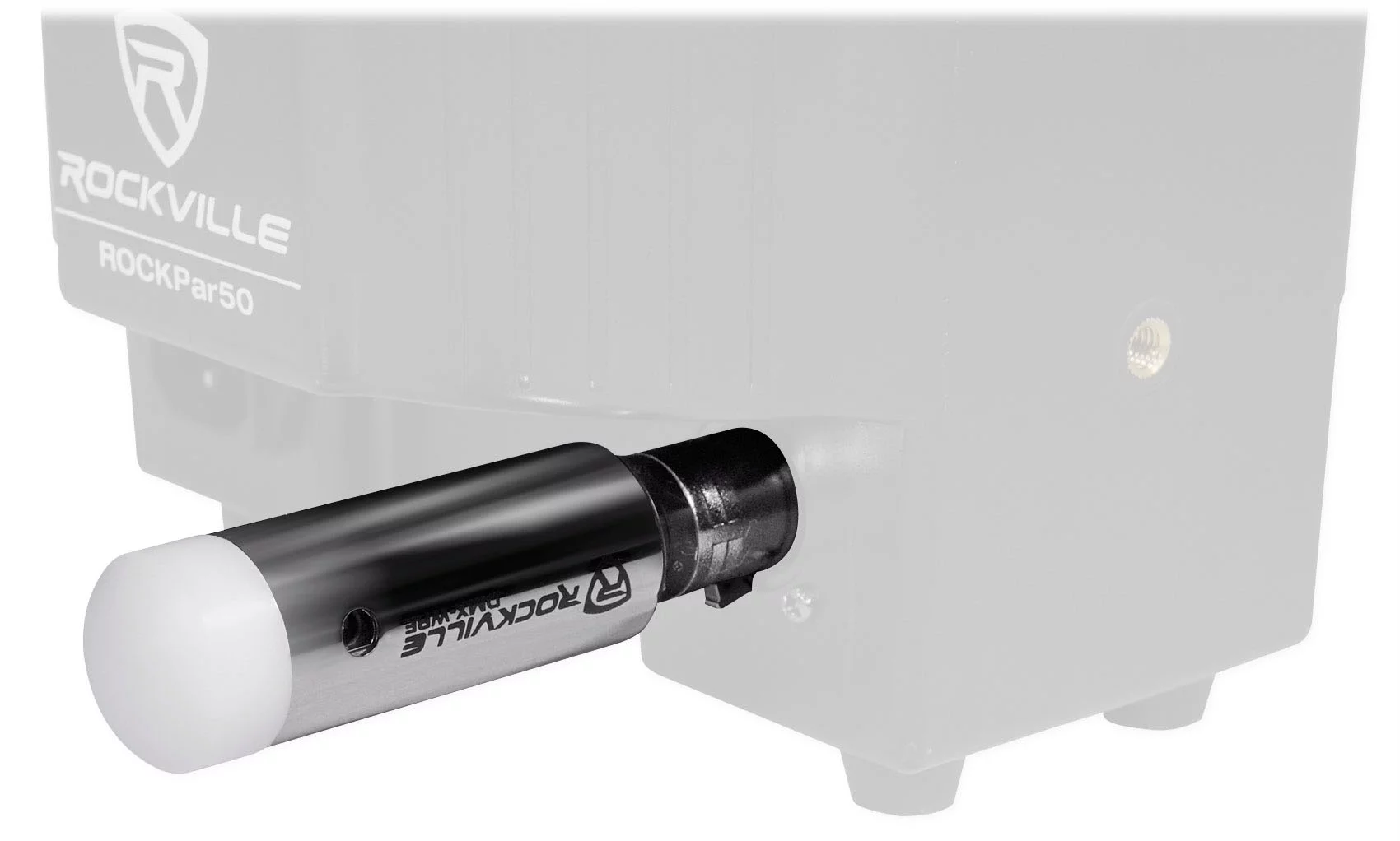 Rockville DMX-WTR Wireless DJ DMX Lighting Transmitter+Receiver