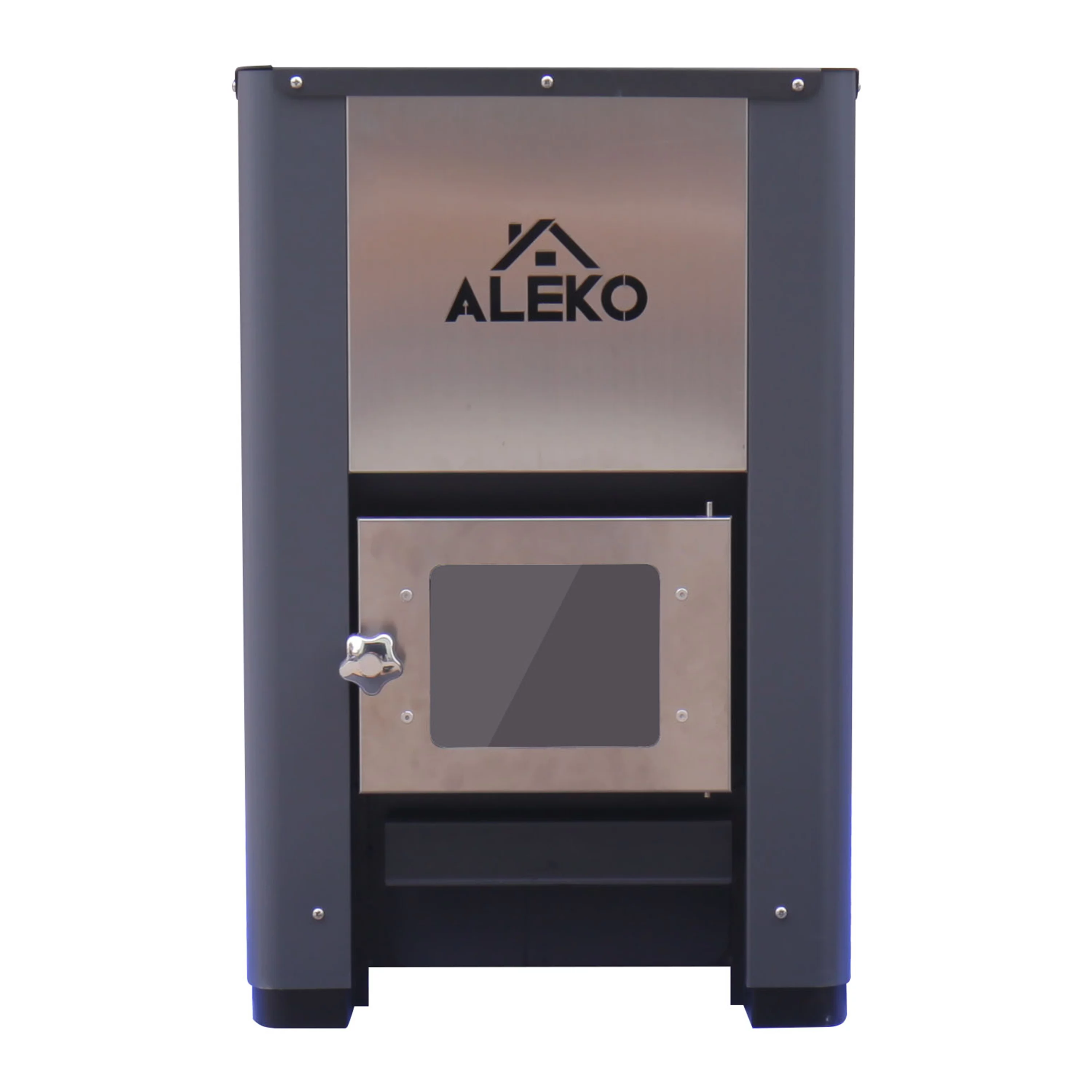ALEKO KITSTV1 Wood Burning Sauna Heater & Chimney Kit - Equivalent to 9-15 KW Electric Heater