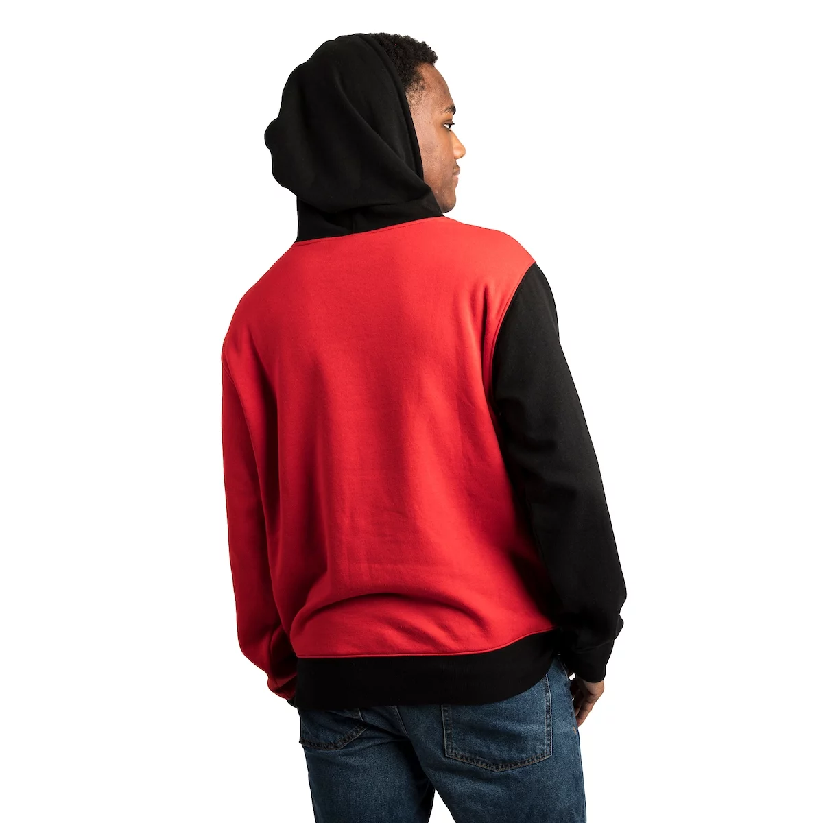 Naruto Akatsuki Collegiate Adult Red and Black Hoodie