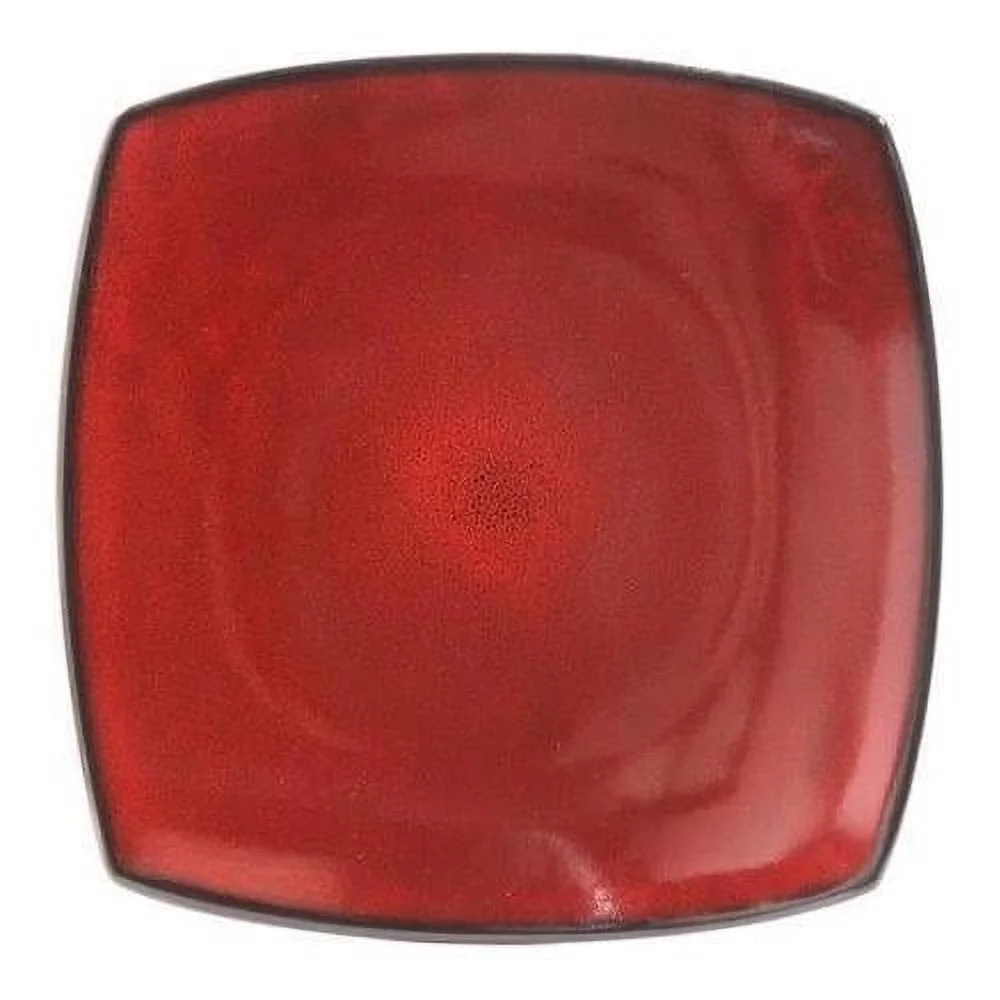 And  16-Piece Dinnerware Set, Tuscan Red