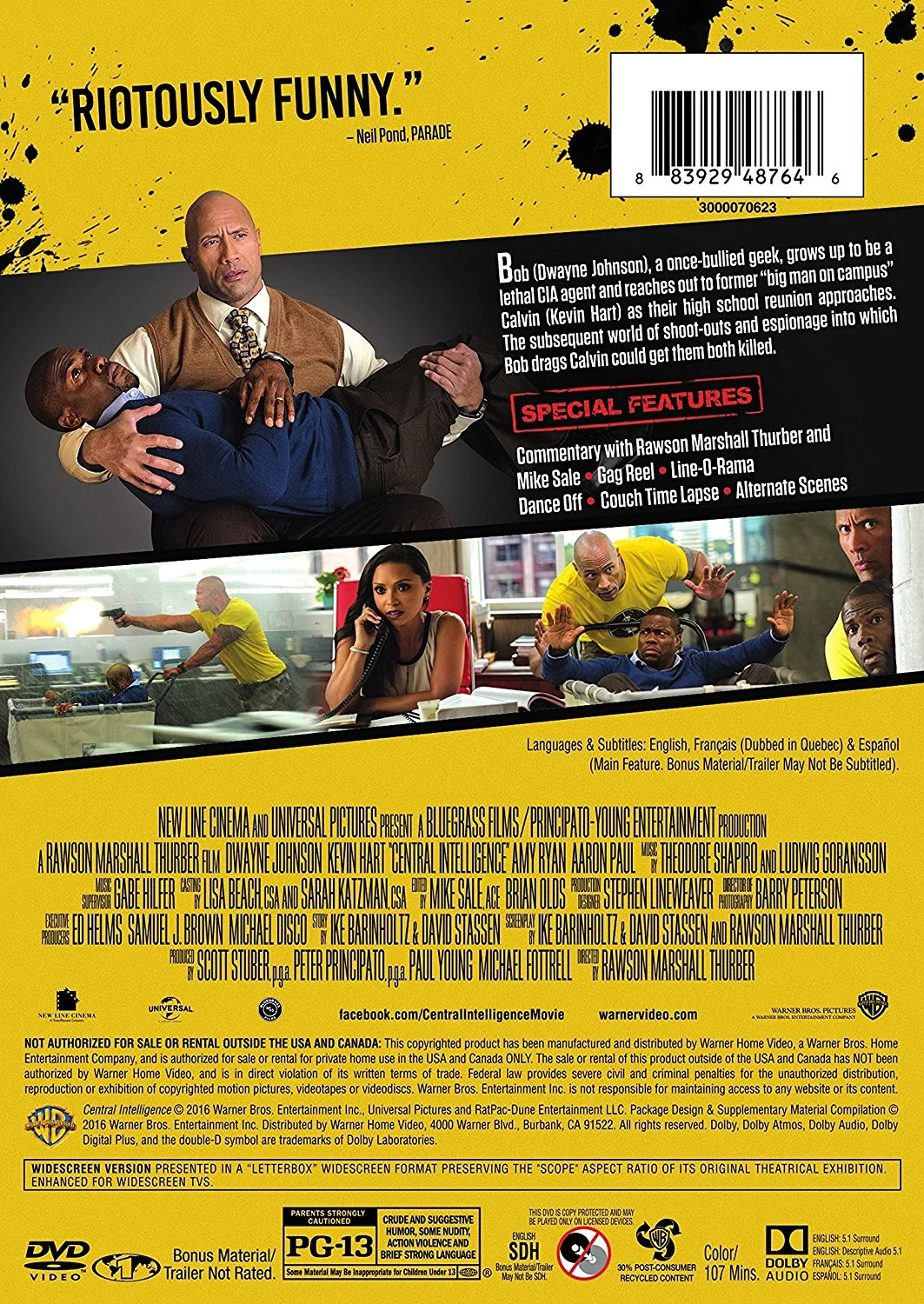 Central Intelligence (DVD)