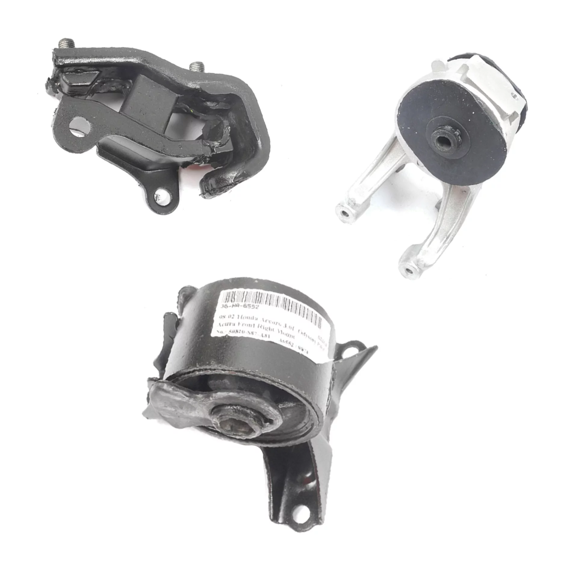For 1999-2004 Honda Odyssey 3.5L Motor & Trans Mount Kit 3PCS 99 00 01 02 03 04 MK4518 MK6552 MK6582 M496